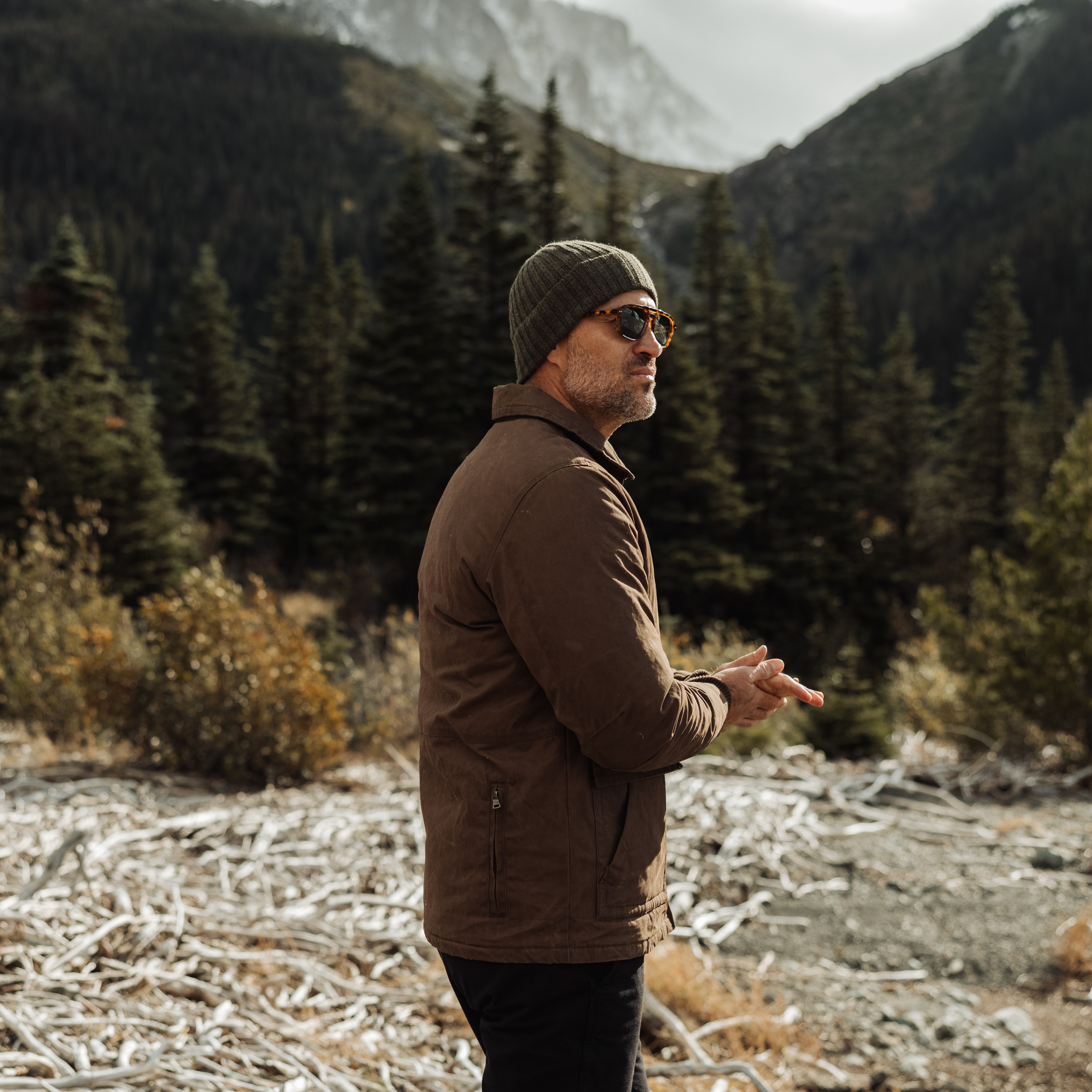 Flint and Tinder Highlands Jacket - Havana | Waxed Jackets | Huckberry