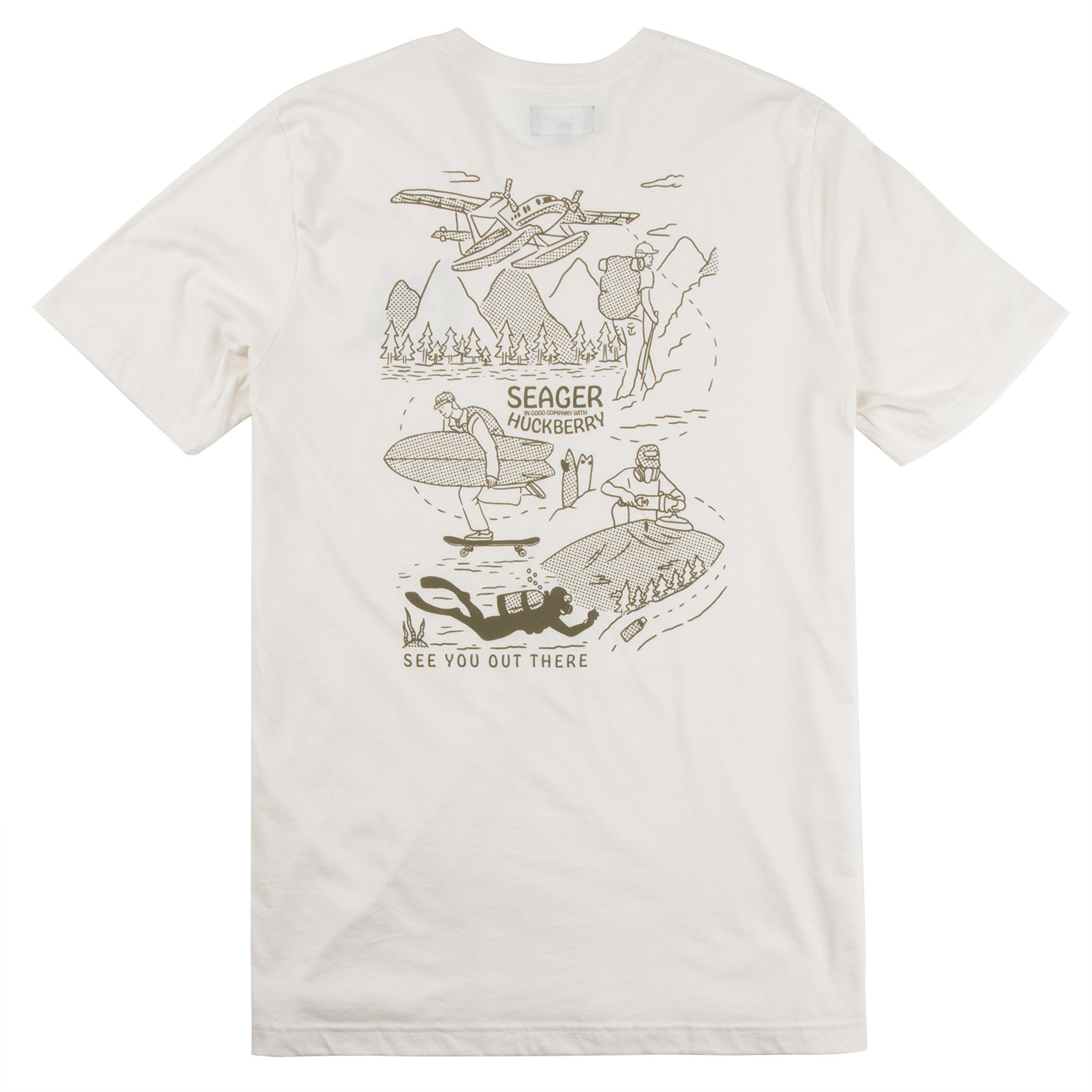SEA VINTAGE ダメージtee ホワイト SEA VINTAGE “88” RIPPED TEE