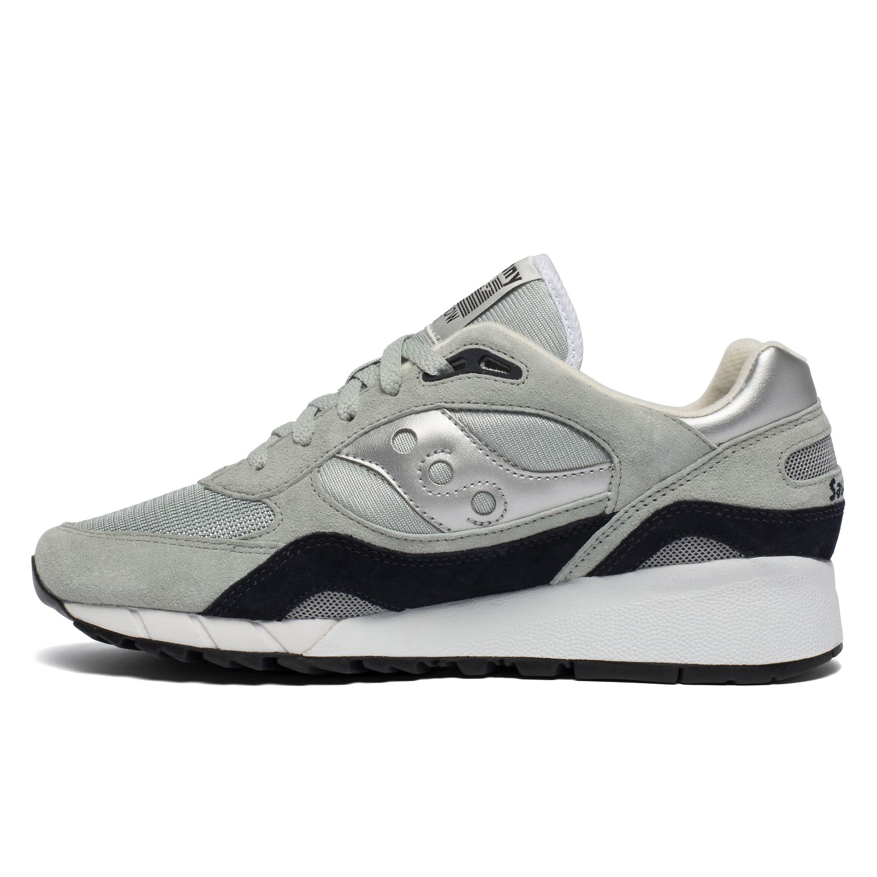 国内配送 SAUCONY SHADOW 6000 GREY /GREY Saucony Shadow 6000 - Grey/Silver | Casual Sneakers | Huckberry