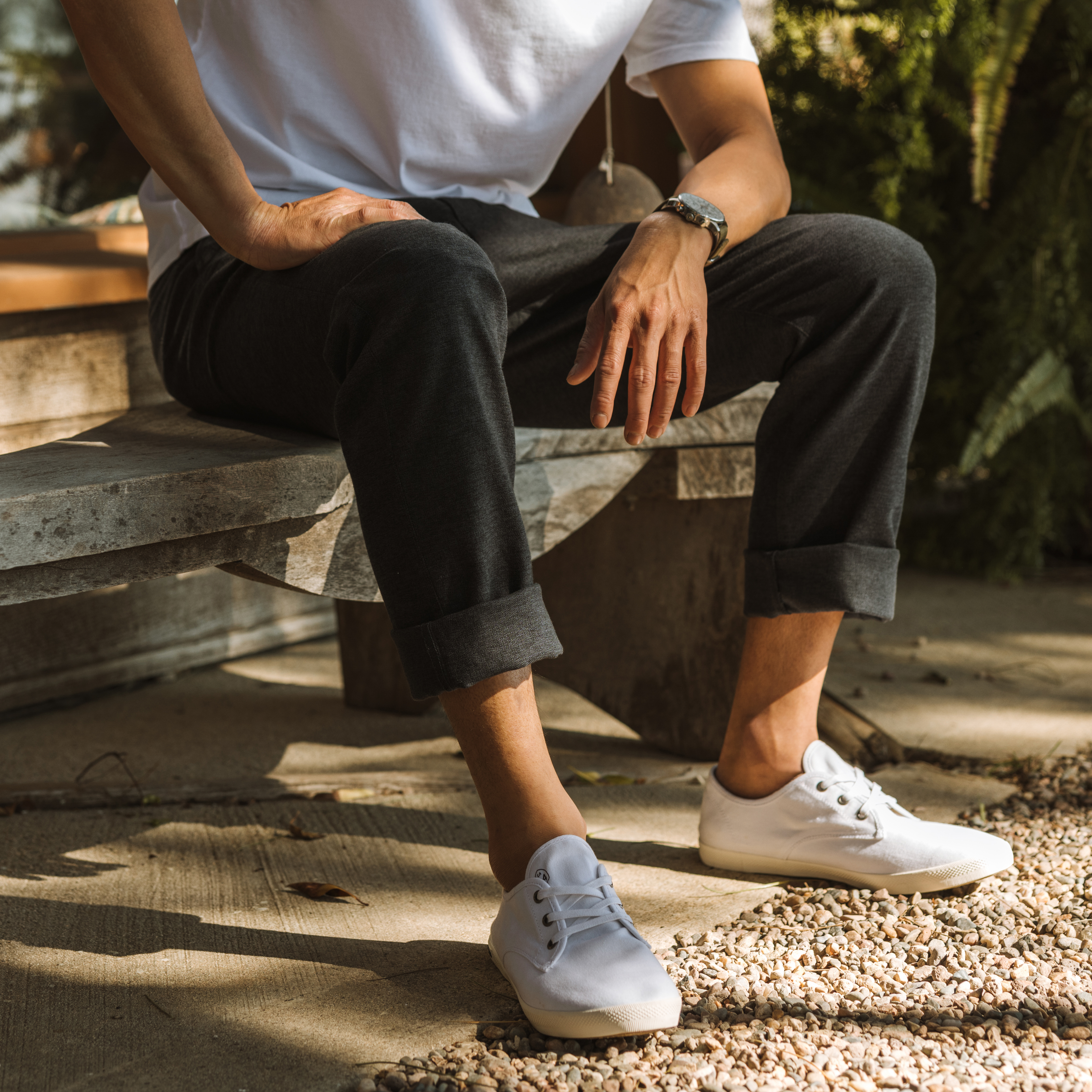 Wellen Seawool Easy Chino Navy Heather Casual Pants Huckberry