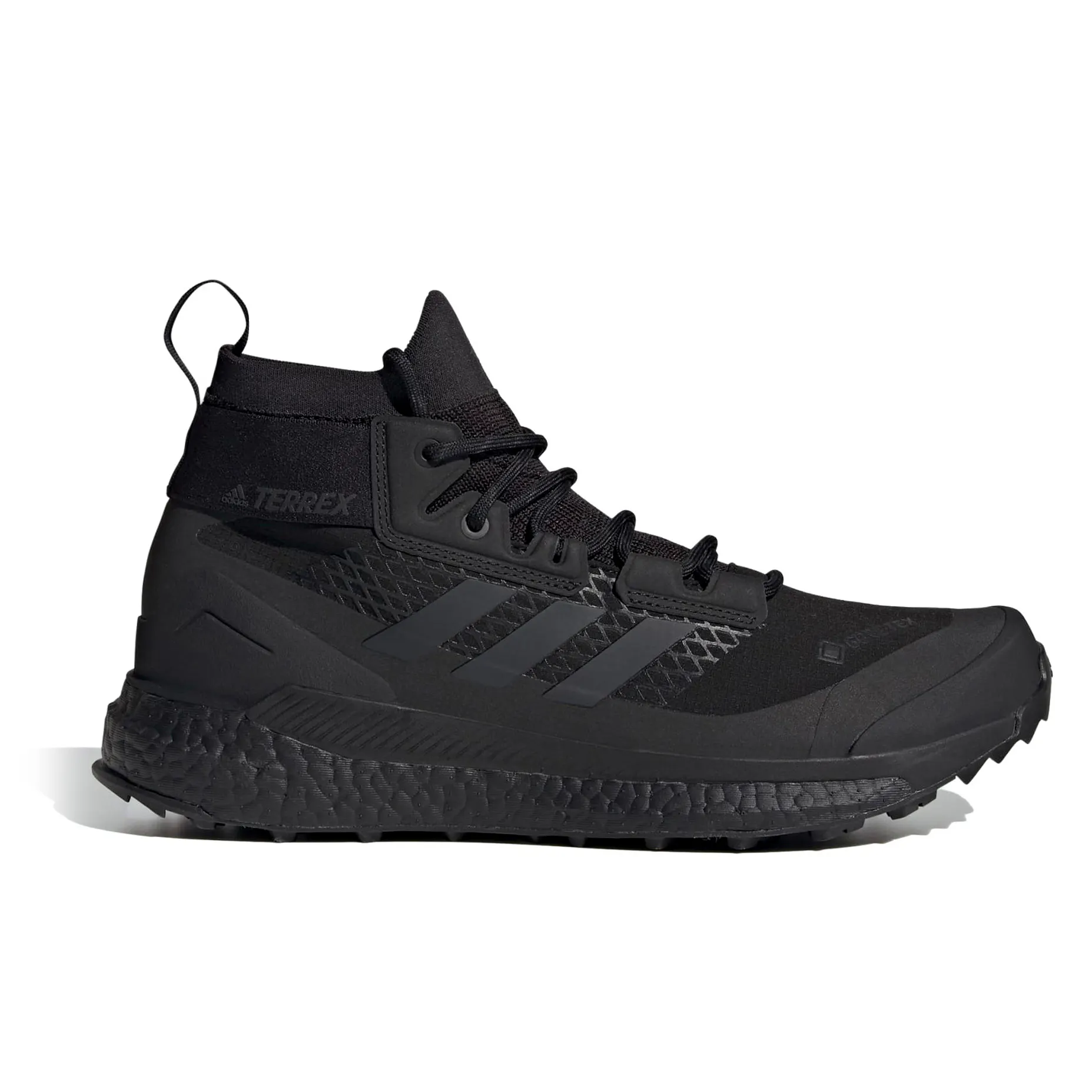 Adidas Mens Terrex Free Hiker GTX Hiking Shoe Black Carbon Size 11.5 High Top Amazon.com | adidas Terrex Free Hiker 2 GTX Black/Grey/Grey  main image 4