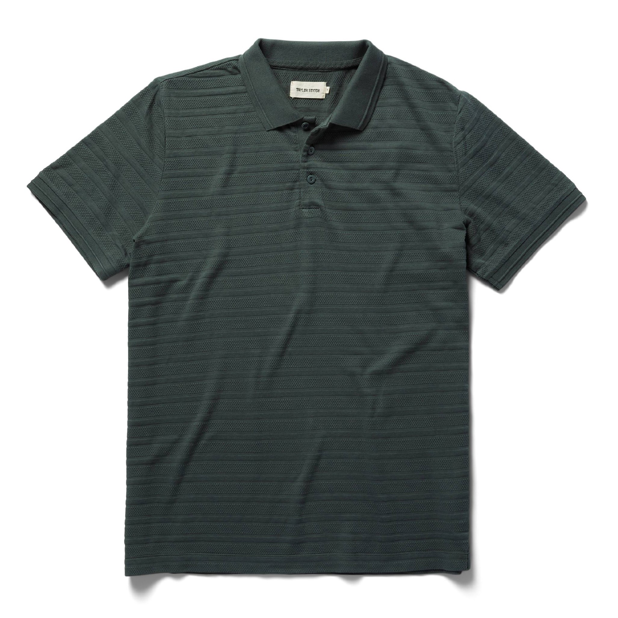 Taylor Stitch The Vintage Jacquard Polo - Slate | Polo