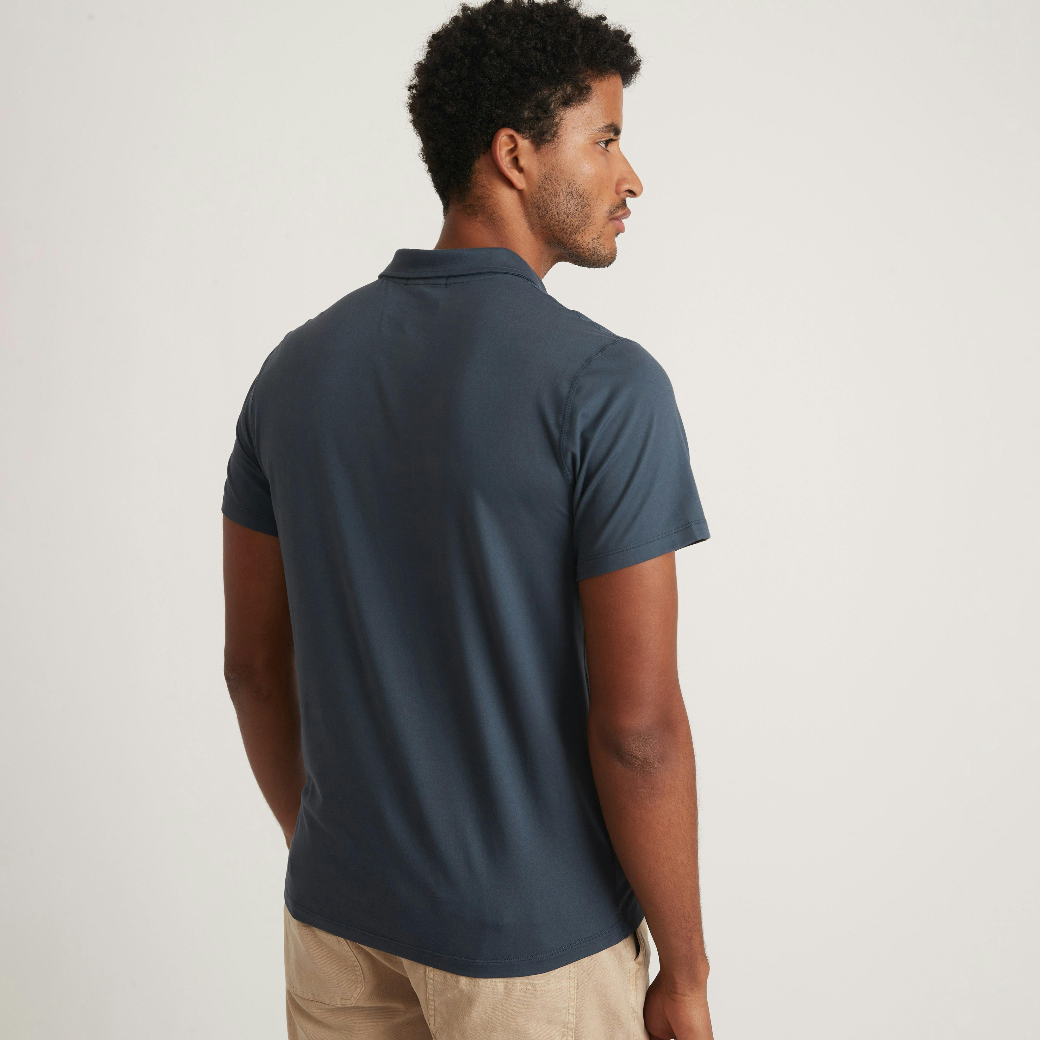 Marine Layer Sport Polo - Blue Nights Stripe | Polo Shirts | Huckberry