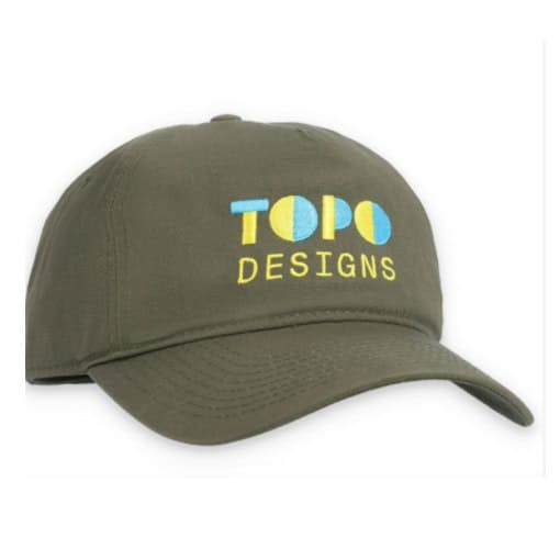 Split Topo 5-Panel Snapback Hat