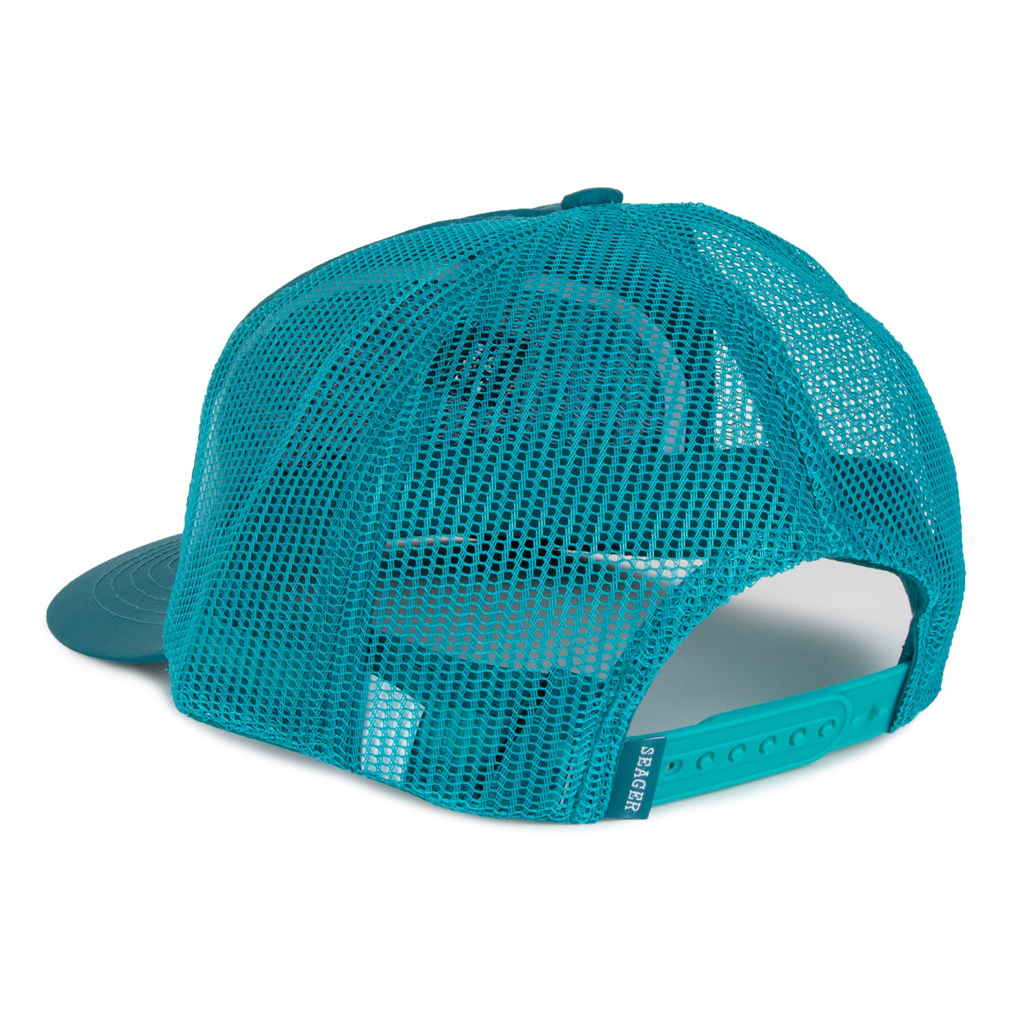 Seager Co. Whitewater Nylon Mesh Snapback Hat - Alpine Blue