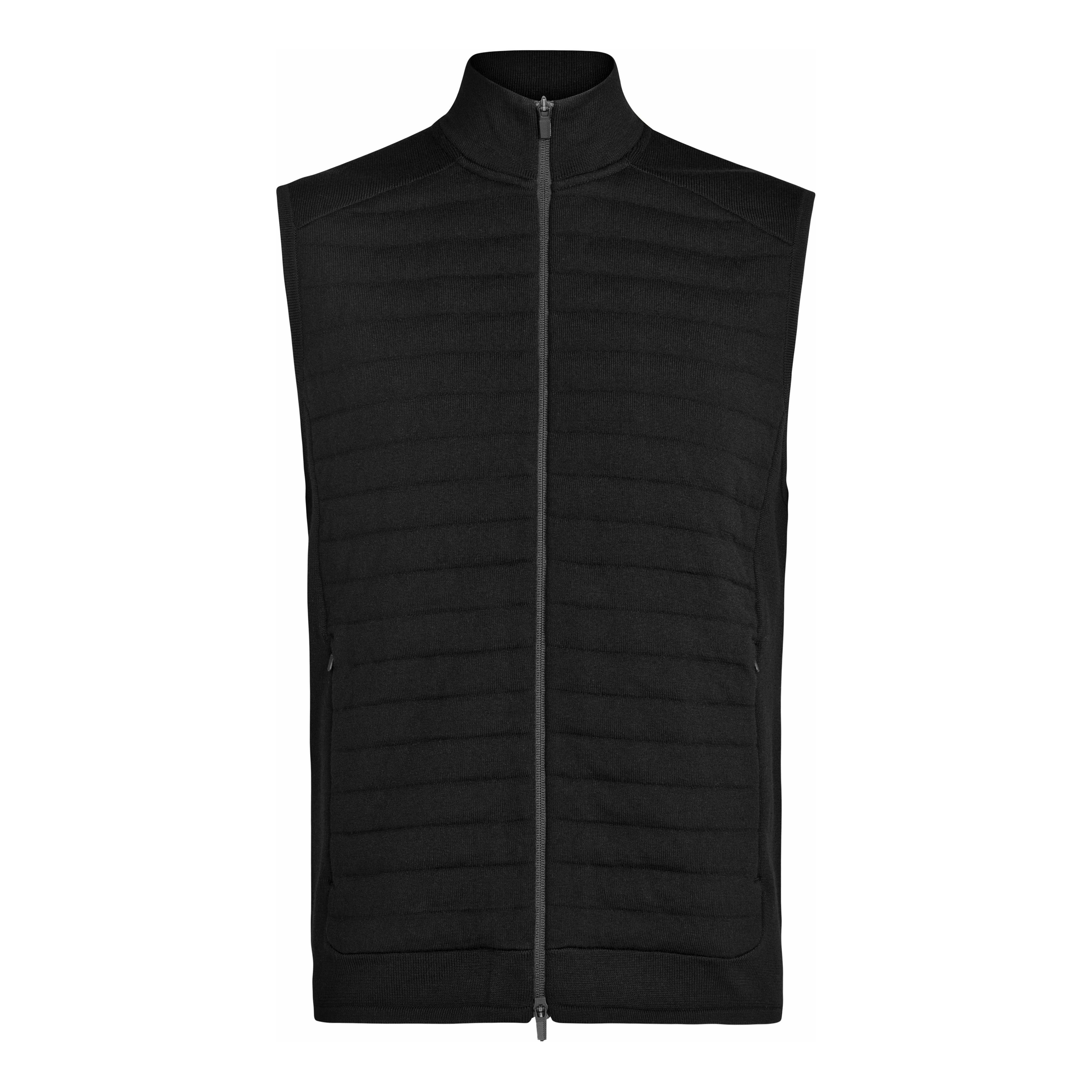 Icebreaker Vest Women's S Black ZoneKnit Merino Wool Insulated Embroidered NWT