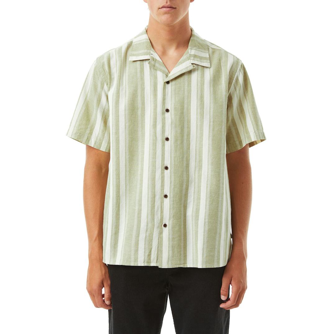 Katin Ian Linen Aloha Shirt - Pimento | Short Sleeve Shirts | Huckberry