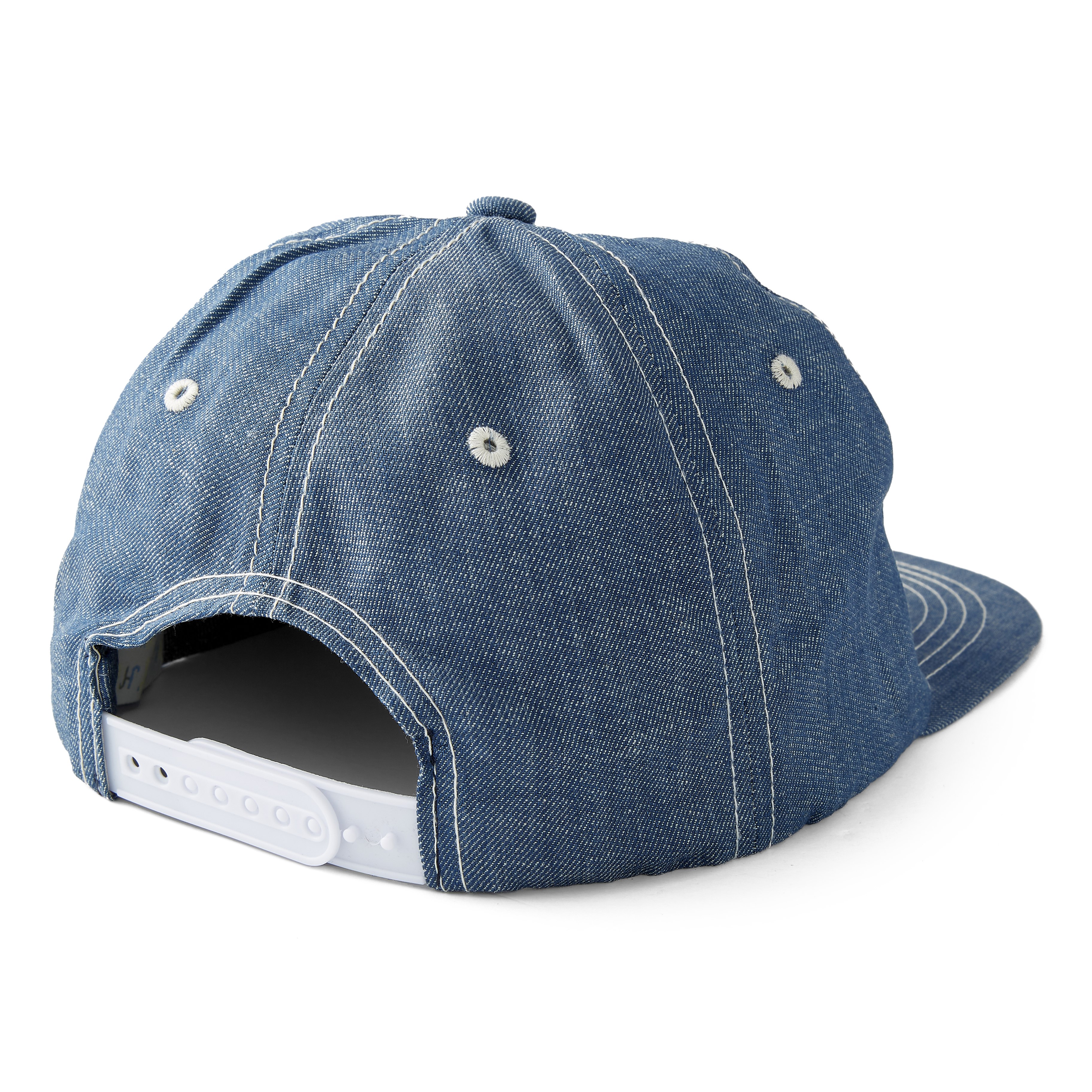 Wythe New York Denim Seed Badge Hat - Indigo Denim