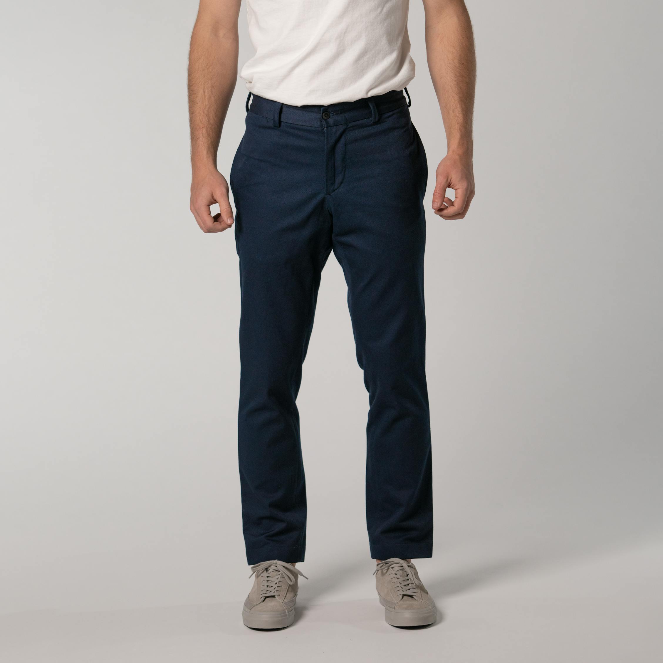 Jack Donnelly Twill Slim Chino M4 - Navy | Casual Pants | Huckberry