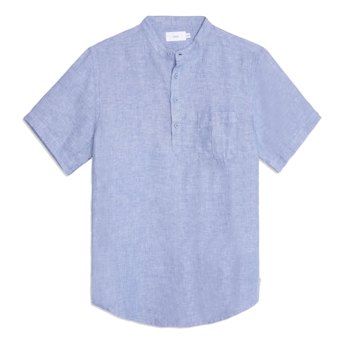 Onia Home Shirt - Blue Chambray | Short Sleeve Shirts | Huckberry