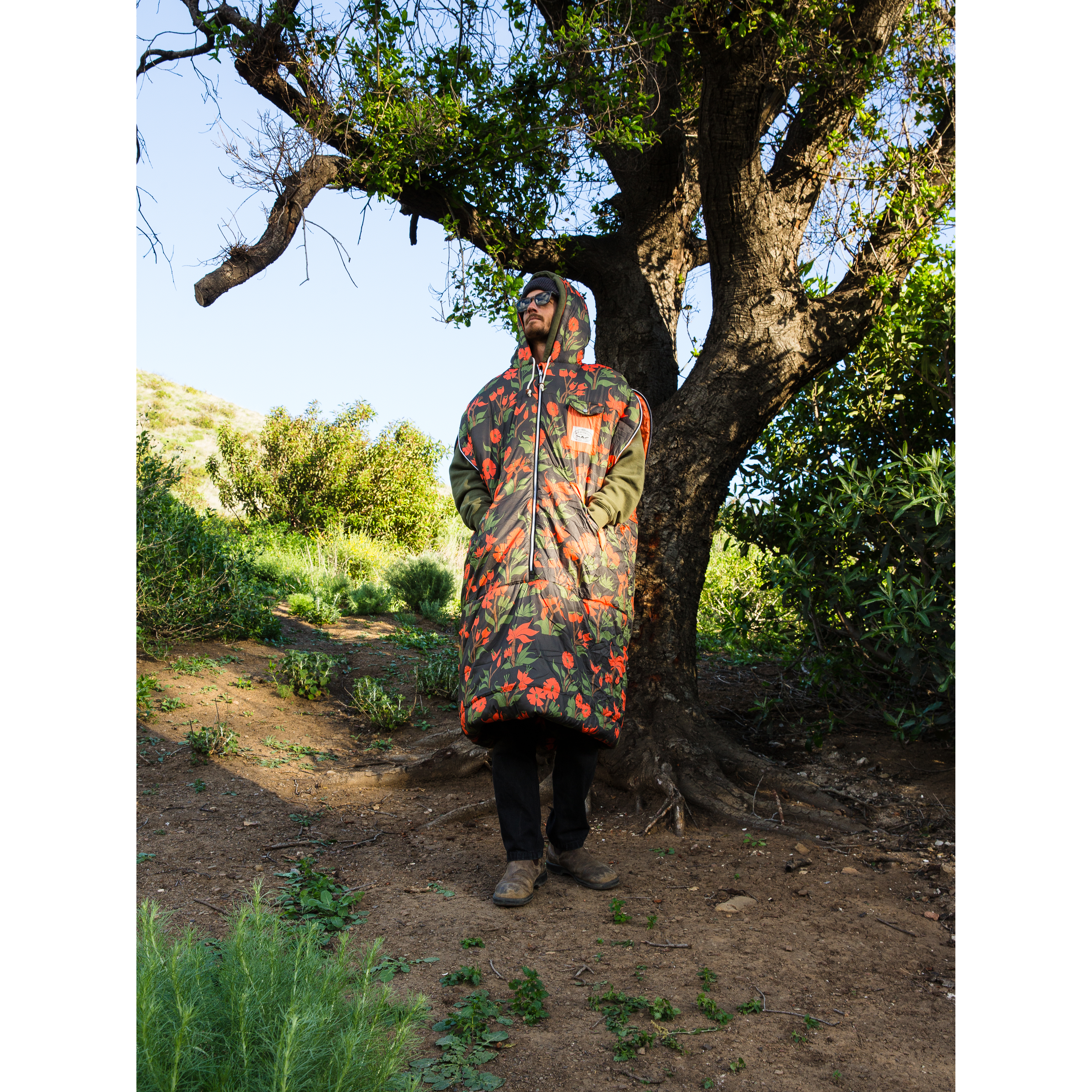 Poler The Reversible Napsack - Orchid Floral Black | undefined