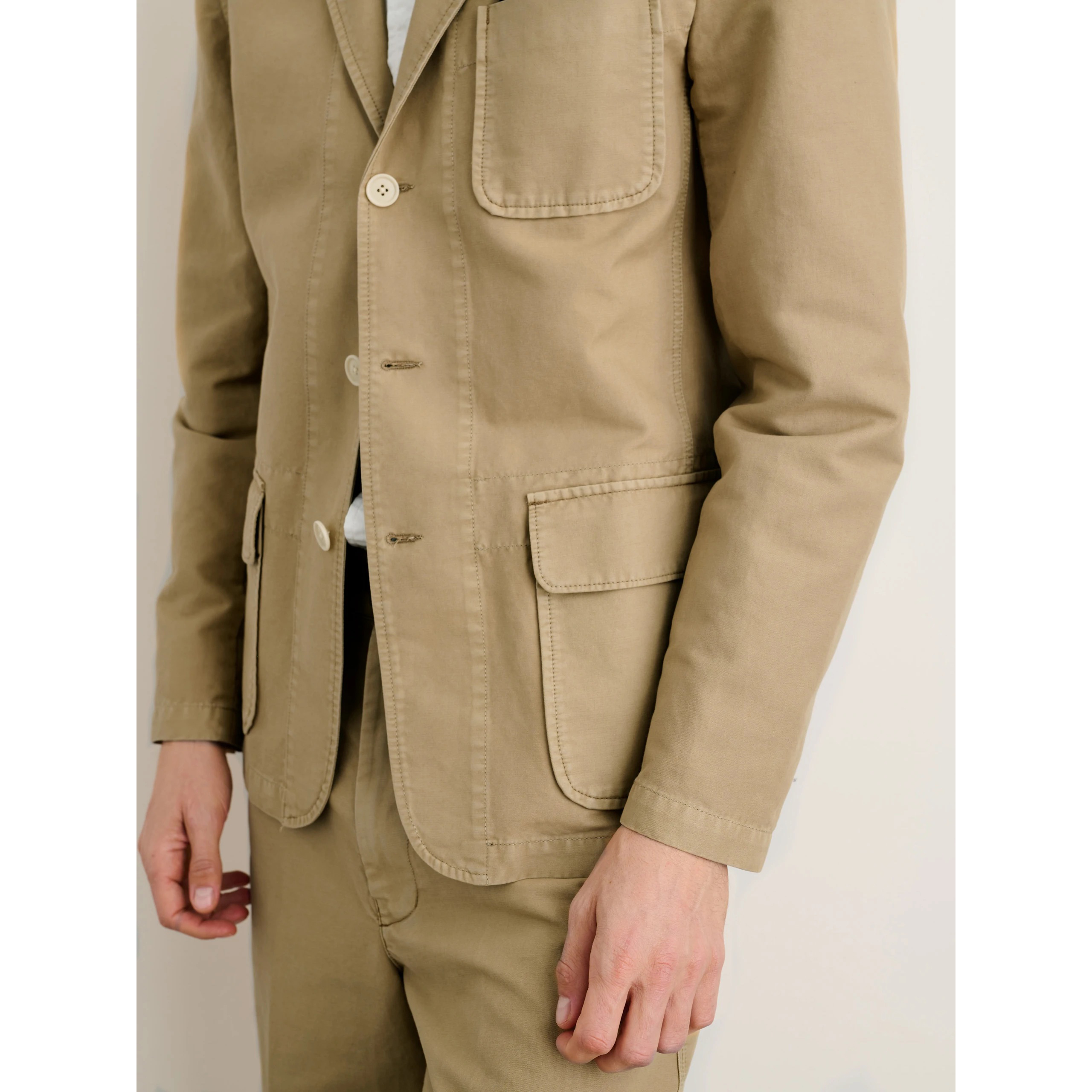 Alex Mill Mill Blazer in Double Twill - Vintage Khaki