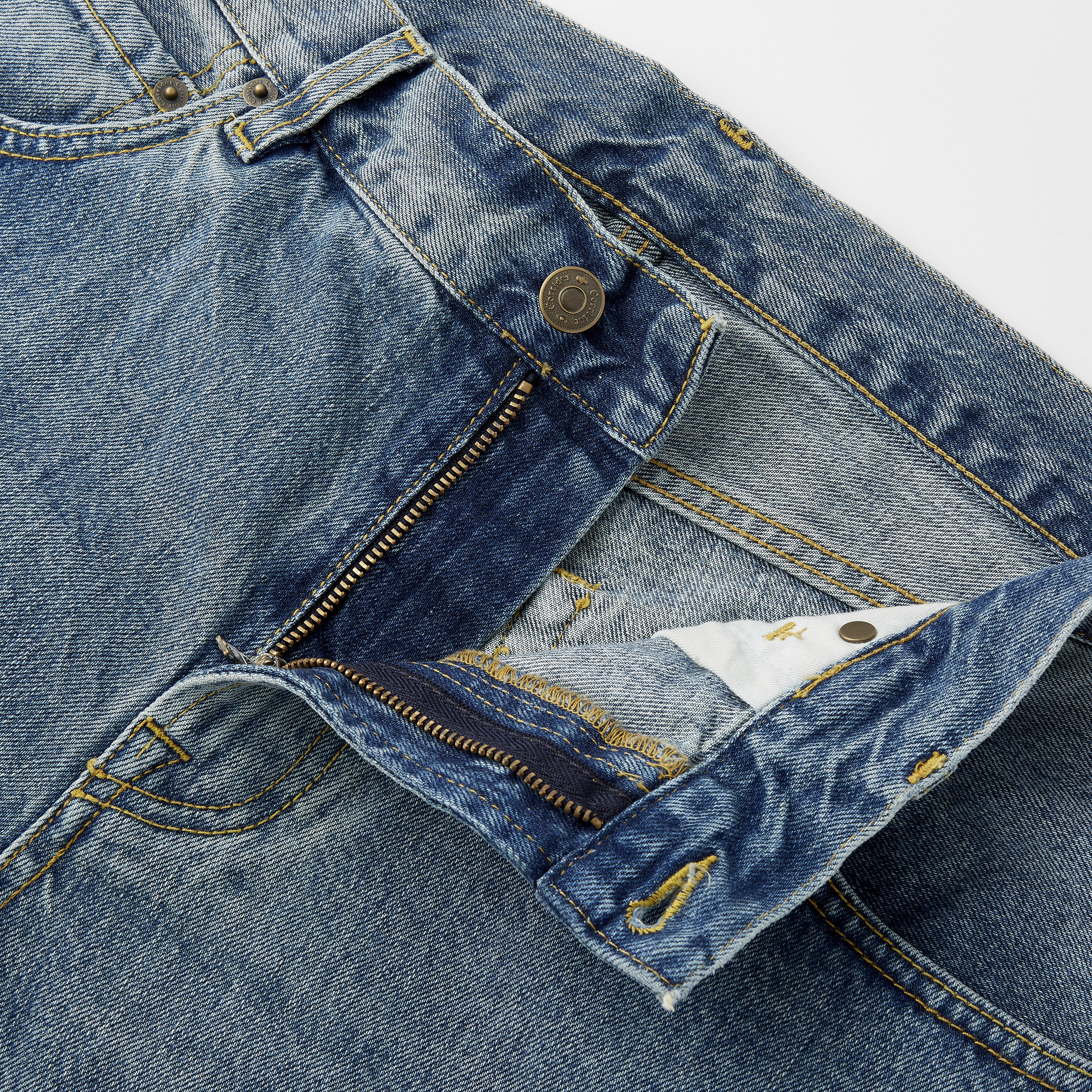 Corridor Organic 5 Pocket Italian Denim Jean - Washed | Stretch