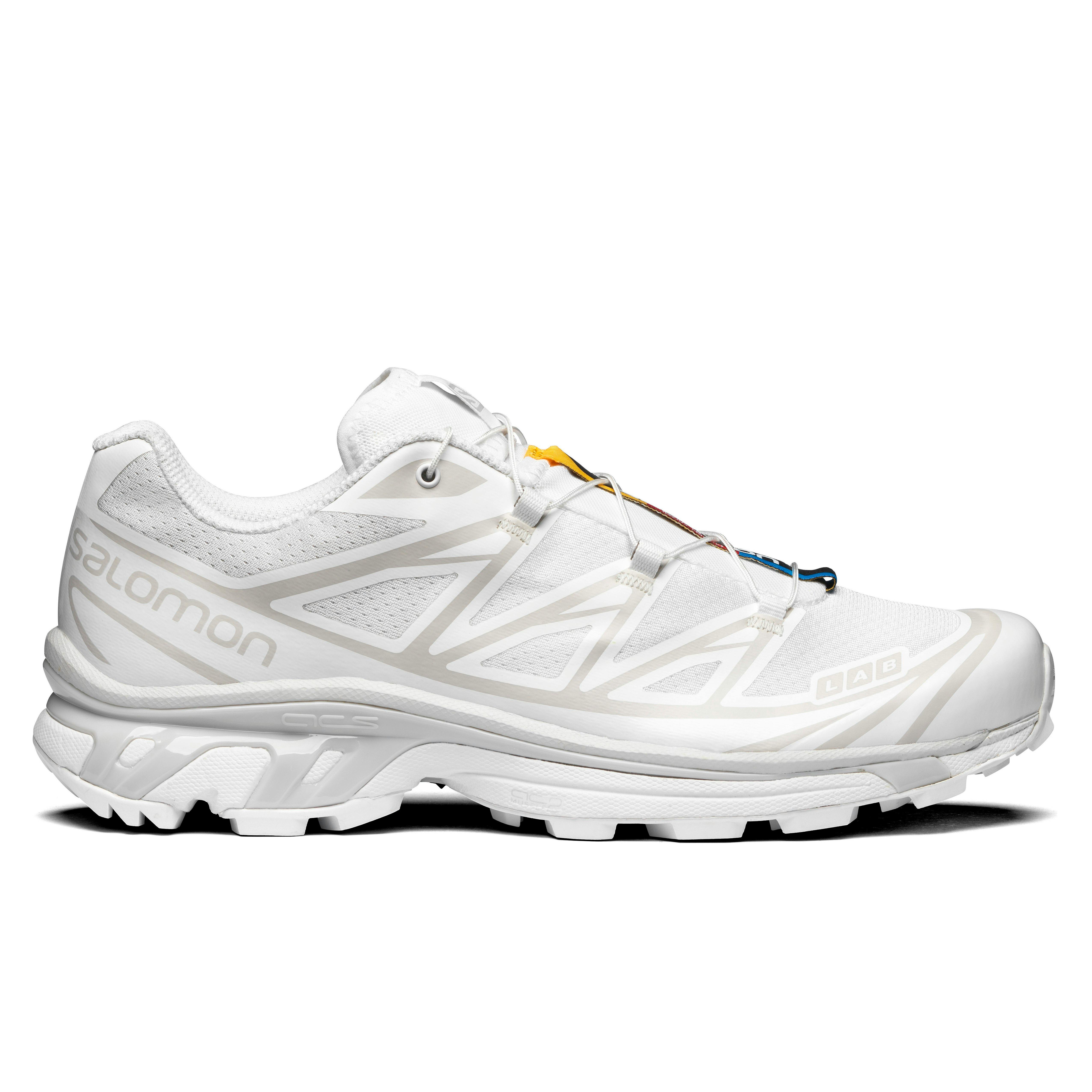 Salomon XT-6 Sneaker - White/White/Lunar Rock Sneakers |
