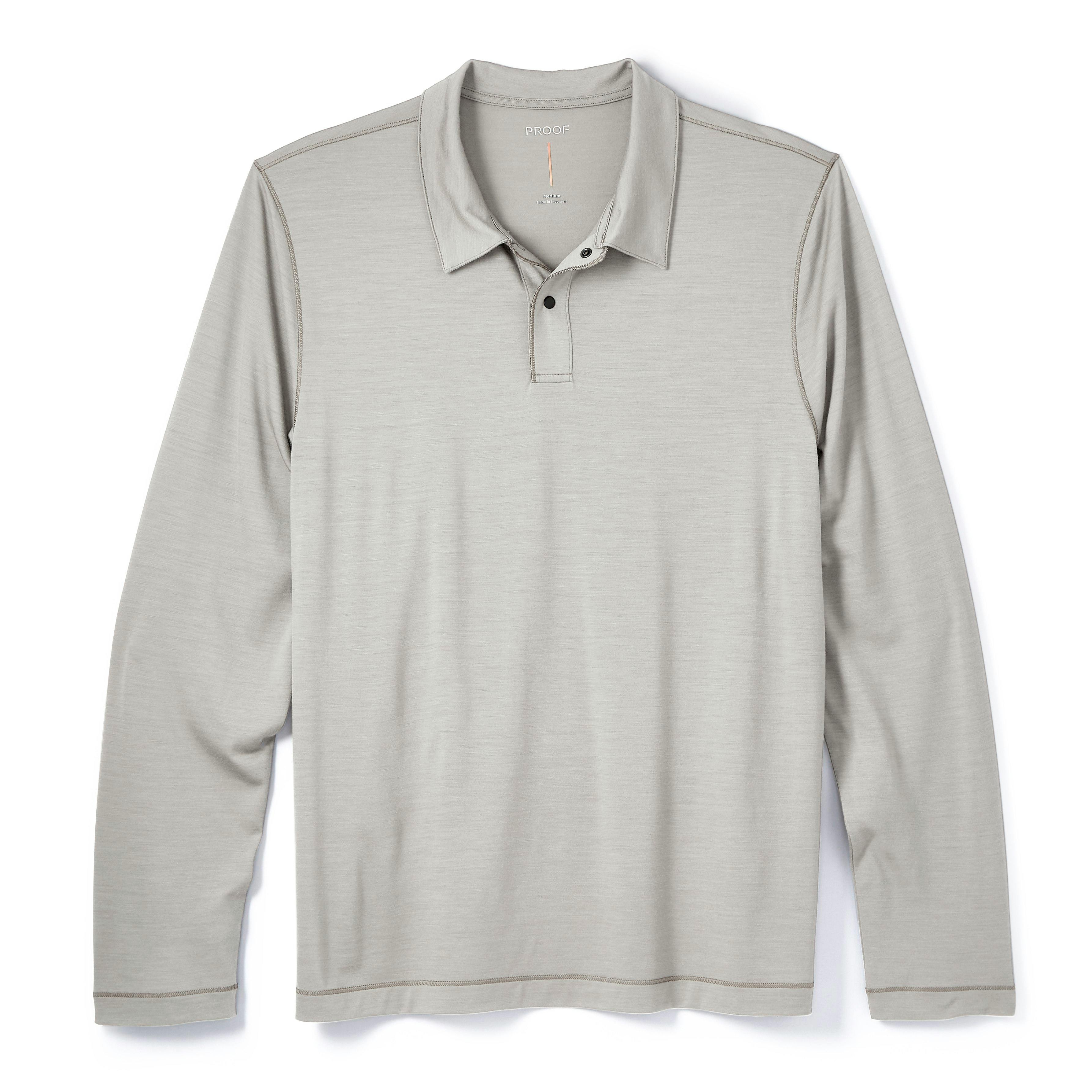 72-Hour Merino Long Sleeve Polo Shirt