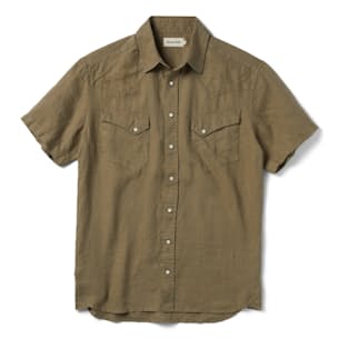 The Short Sleeve Linen Western Shirt