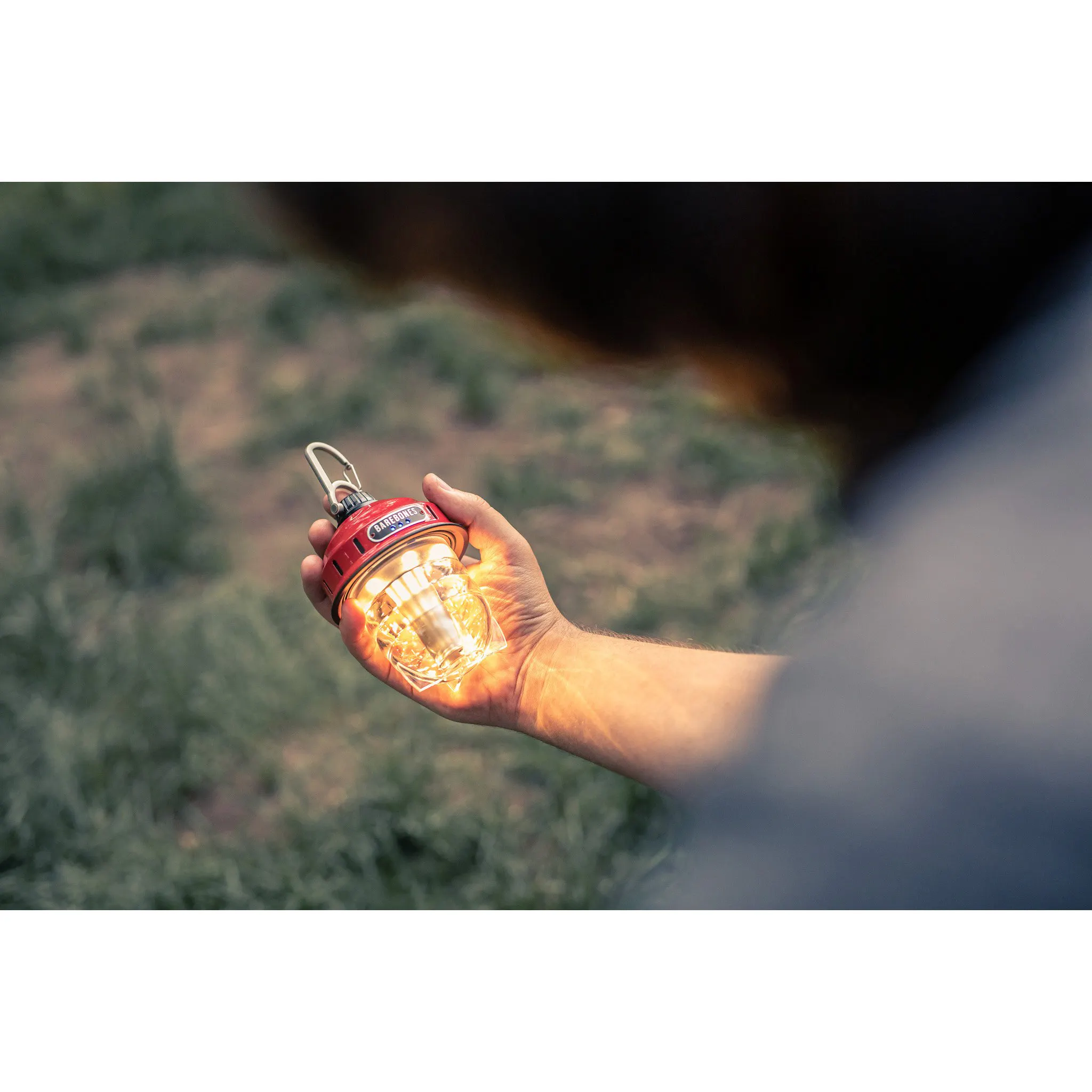 Barebones Beacon Hanging Light Lantern - Red | Tools | Huckberry