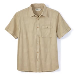 Jacquard Patchwork Short Sleeve Shirt