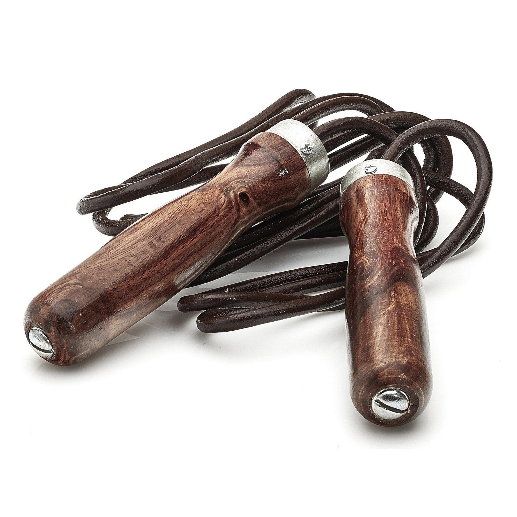 Modest Vintage Player Retro Leather Jump Rope - Heritage Brown