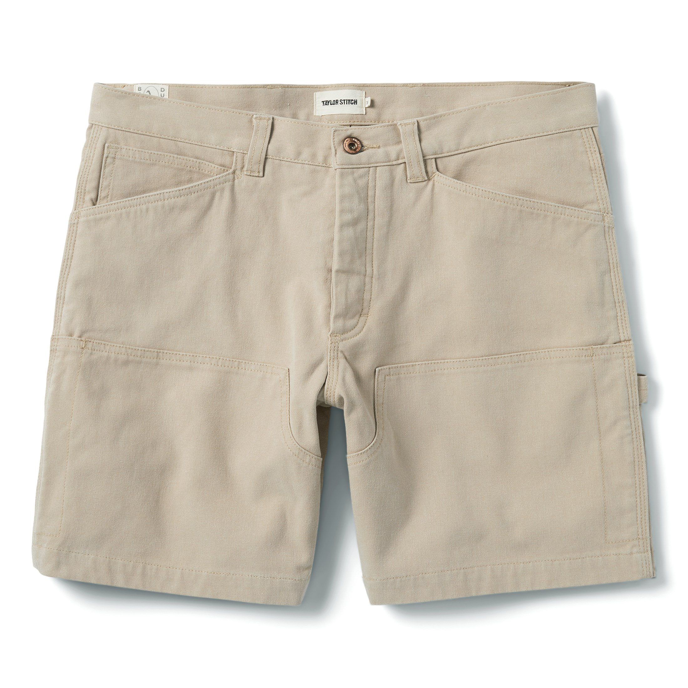 Taylor Stitch The Shaper Utility Short - 8" In Stone Boss Duck - Foto 12