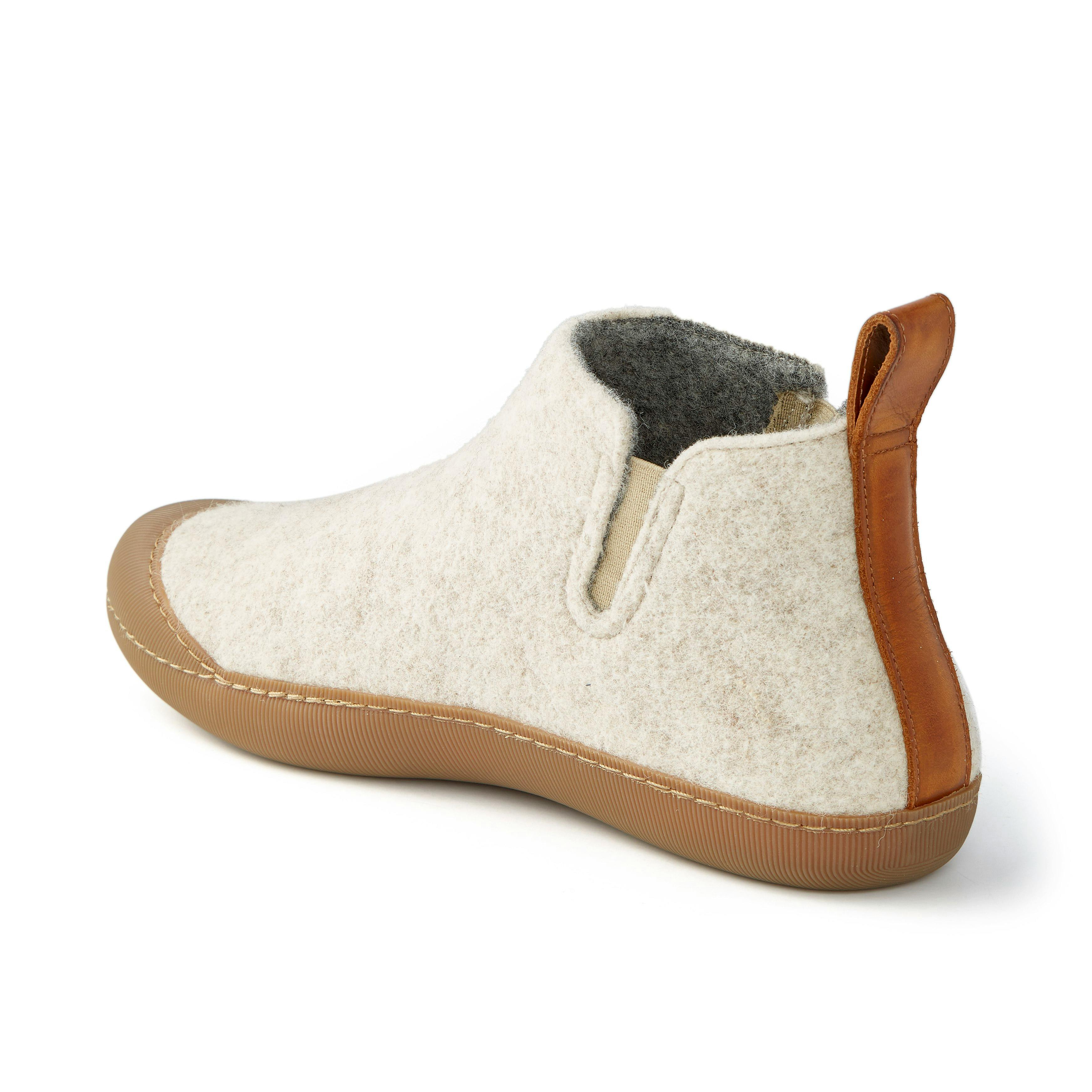 Greys Wool Outdoor Slipper Boot - Oat/Gum, Slippers