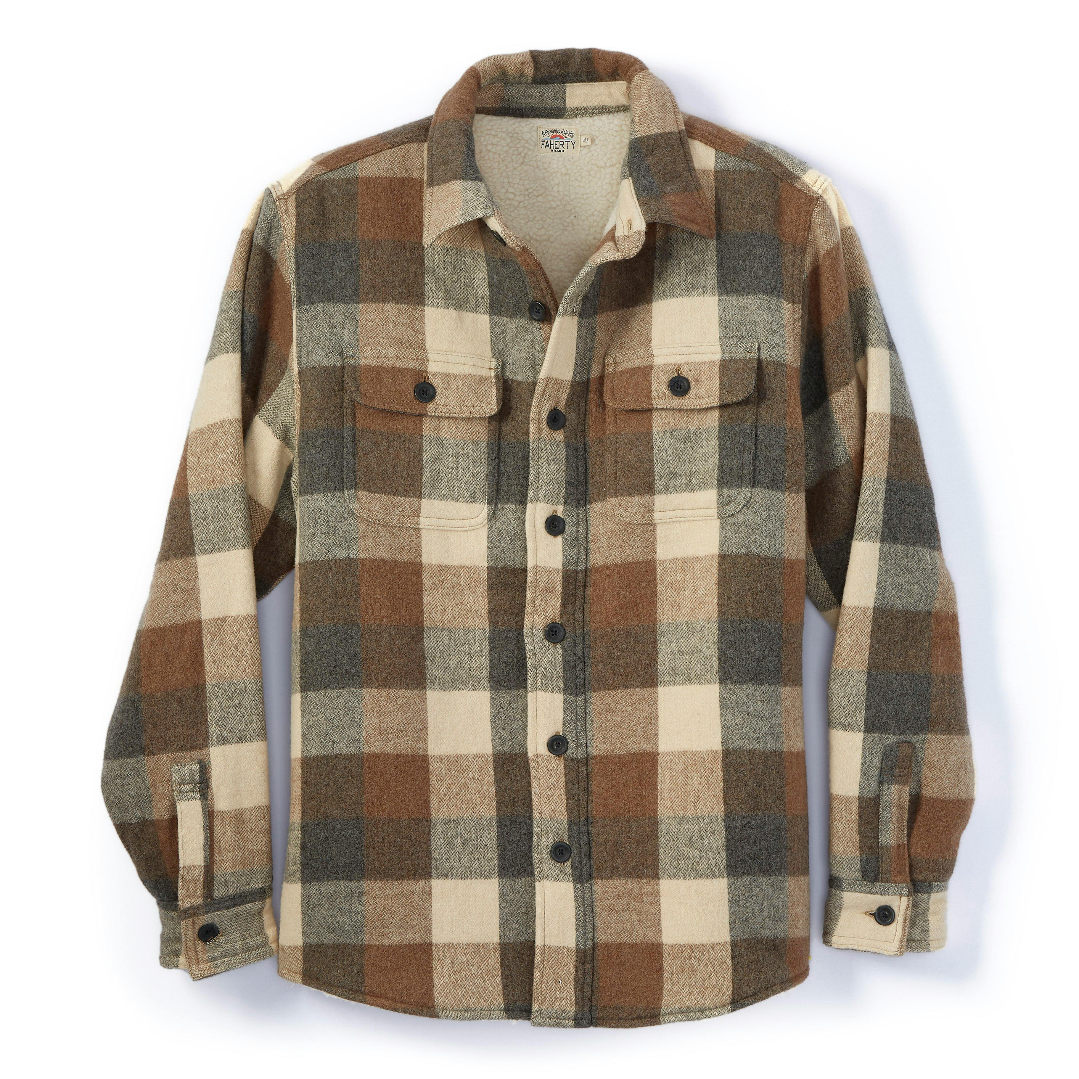 Sherpa Plaid Lined CPO - Exclusive