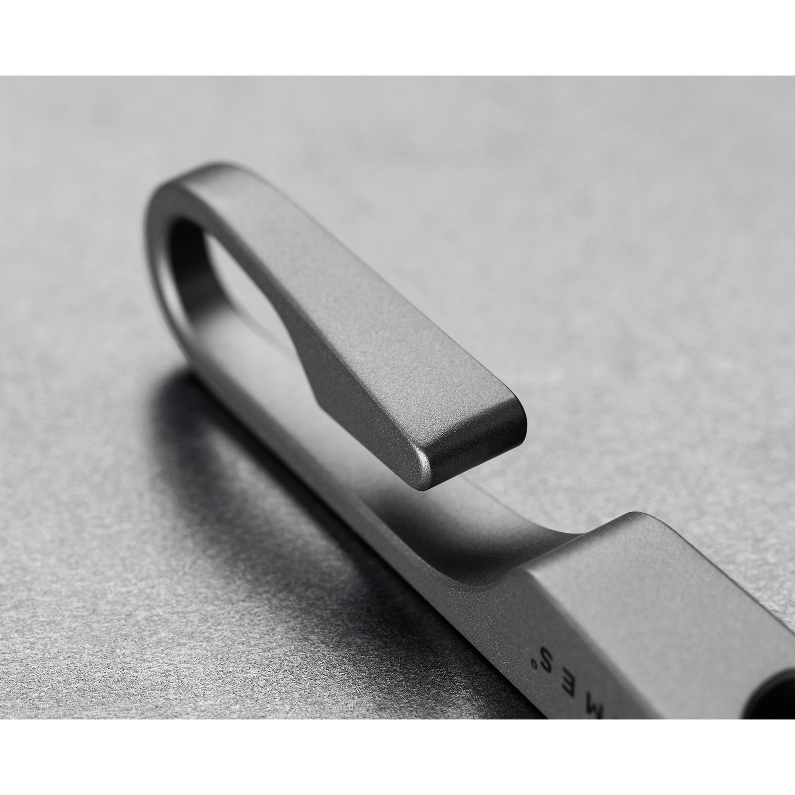 The James Brand The Midland Key Ring - Titanium | Pocket
