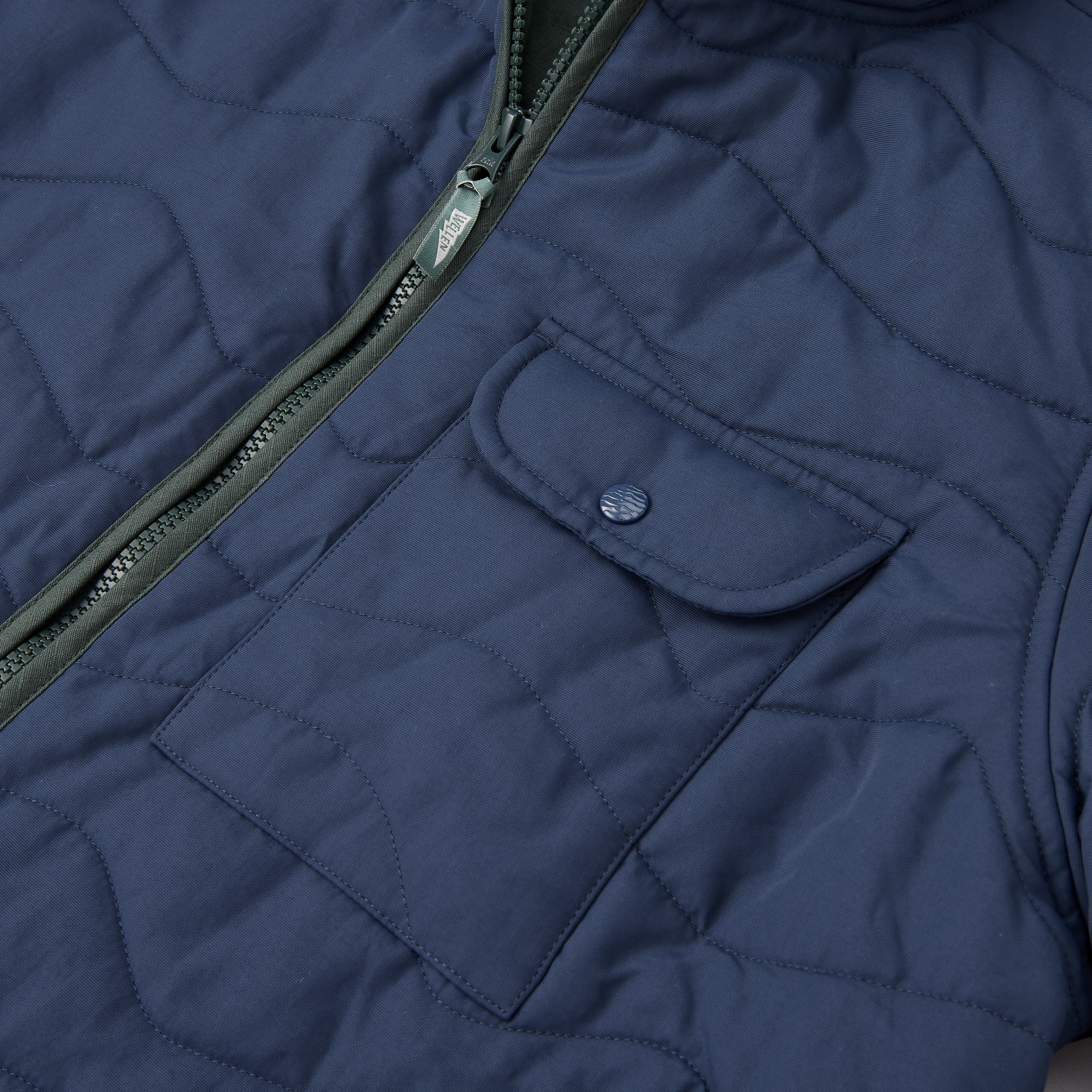 Wave Quilted Puffer Jacket