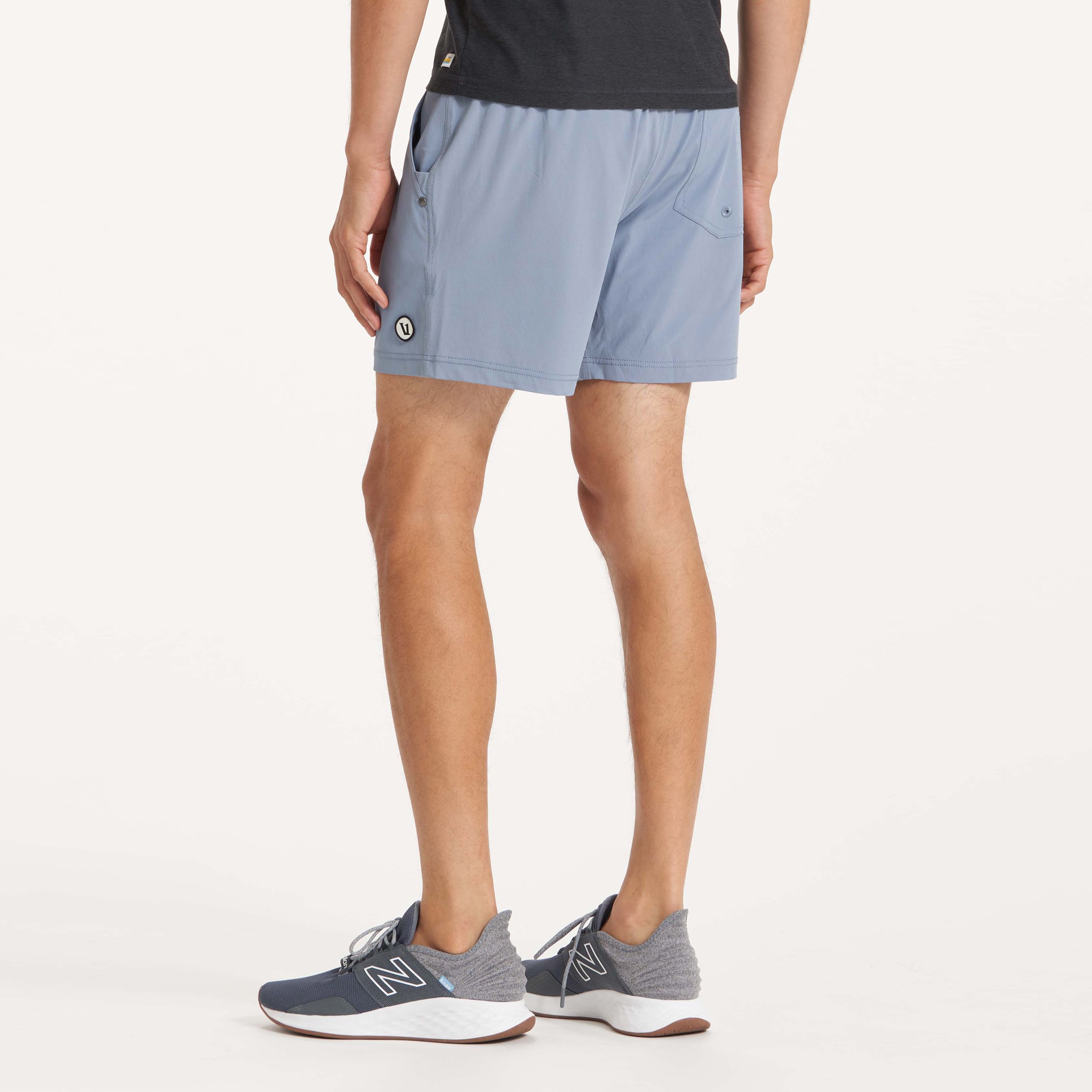 Vuori Kore Athletic Short Lined 5" Cloud Blue Gym Shorts Huckberry