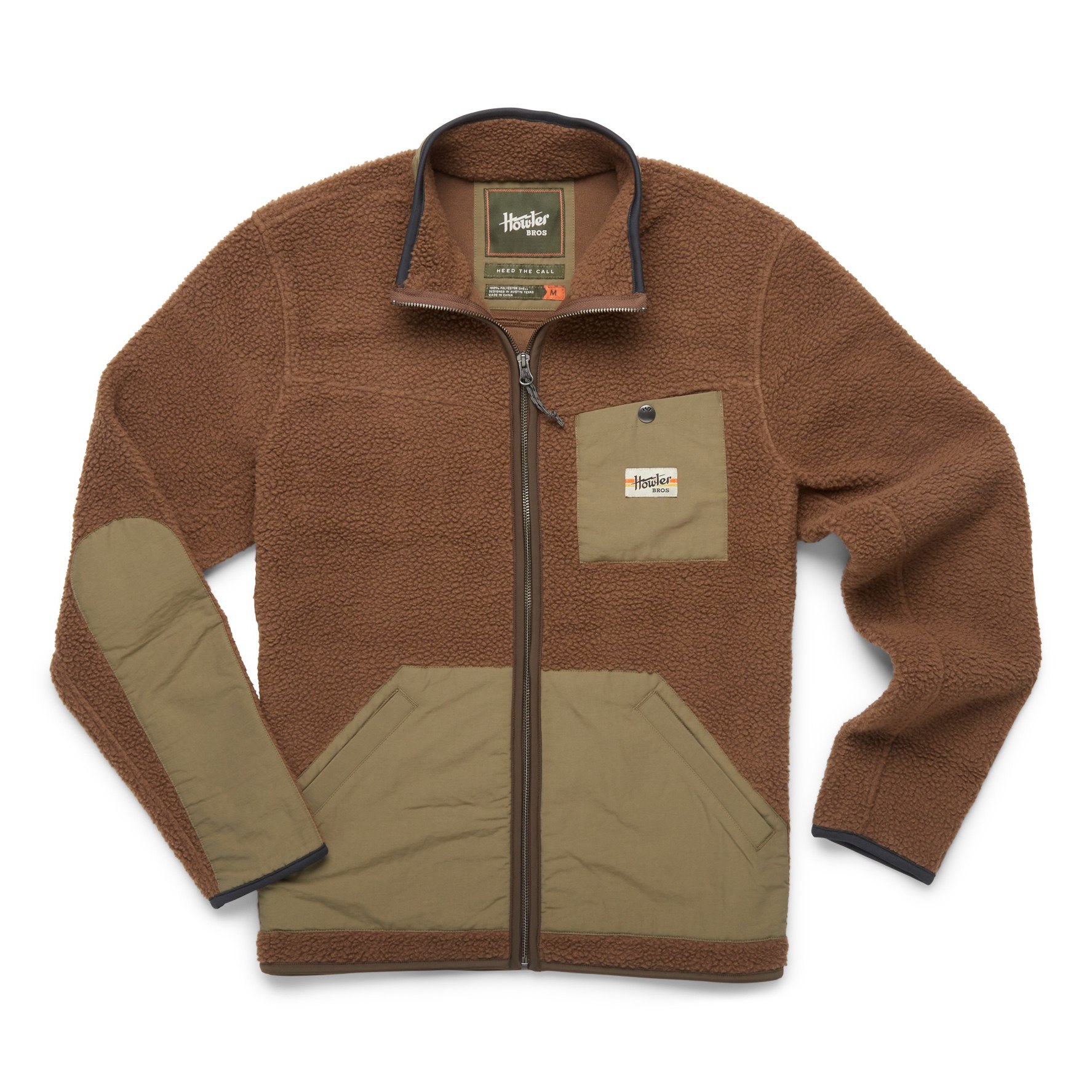 Howler Brothers Chisos Fleece Jacket - Teak | Fleece Jackets