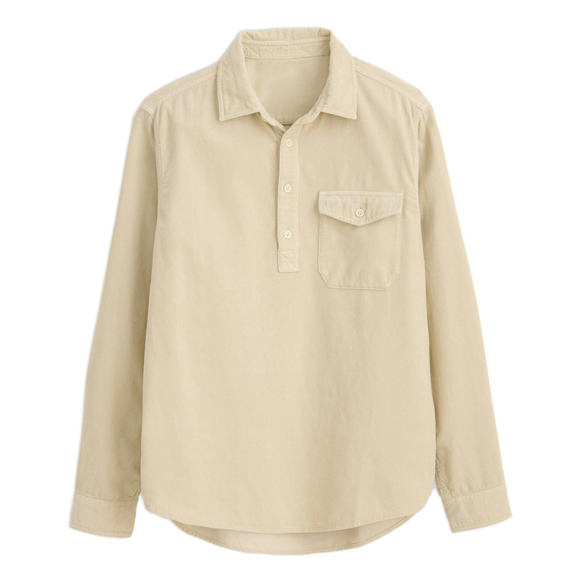 Wale Cord Popover Shirt