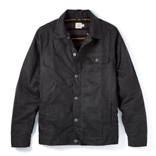 Flannel-Lined Waxed Trucker Jacket - Relaxed