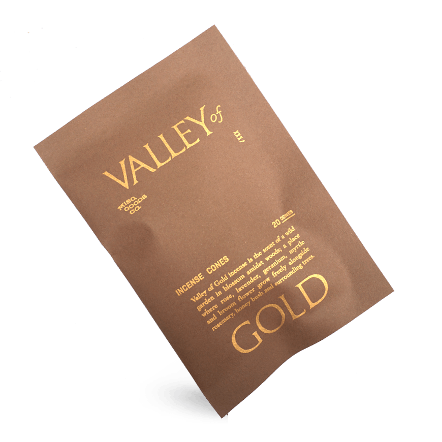 Valley of Gold Cone Incense