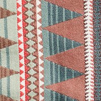 RRL CAMP BLANKET インド製コットン100%レアアイテム極美品 RRL Ralph Lauren Camp Blanket Cotton Jacquard Geometric