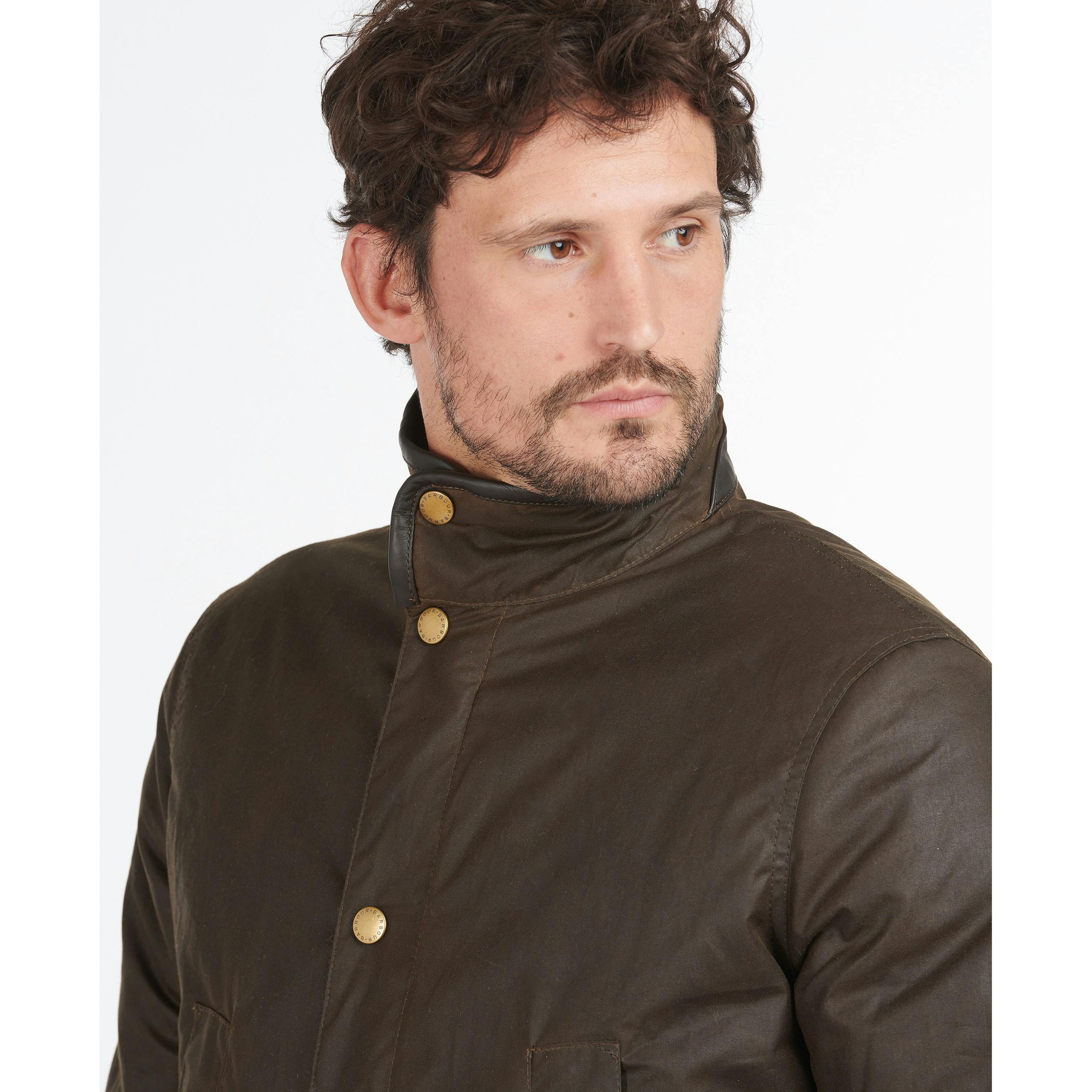 Barbour Hereford Waxed Jacket - Olive | Waxed Jackets | Huckberry