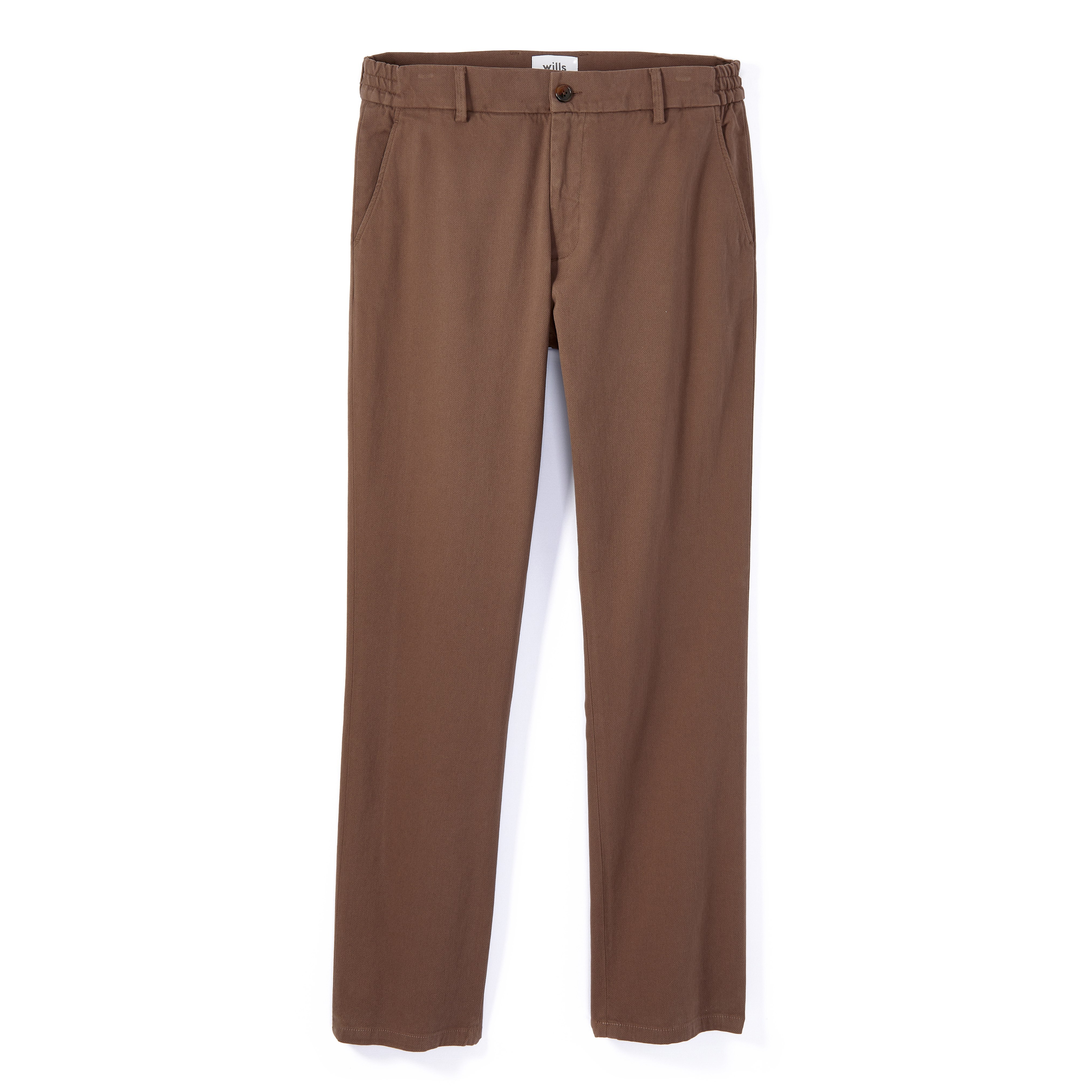 Wills Garment Dyed Easy Trouser - Brown | Casual Pants | Huckberry
