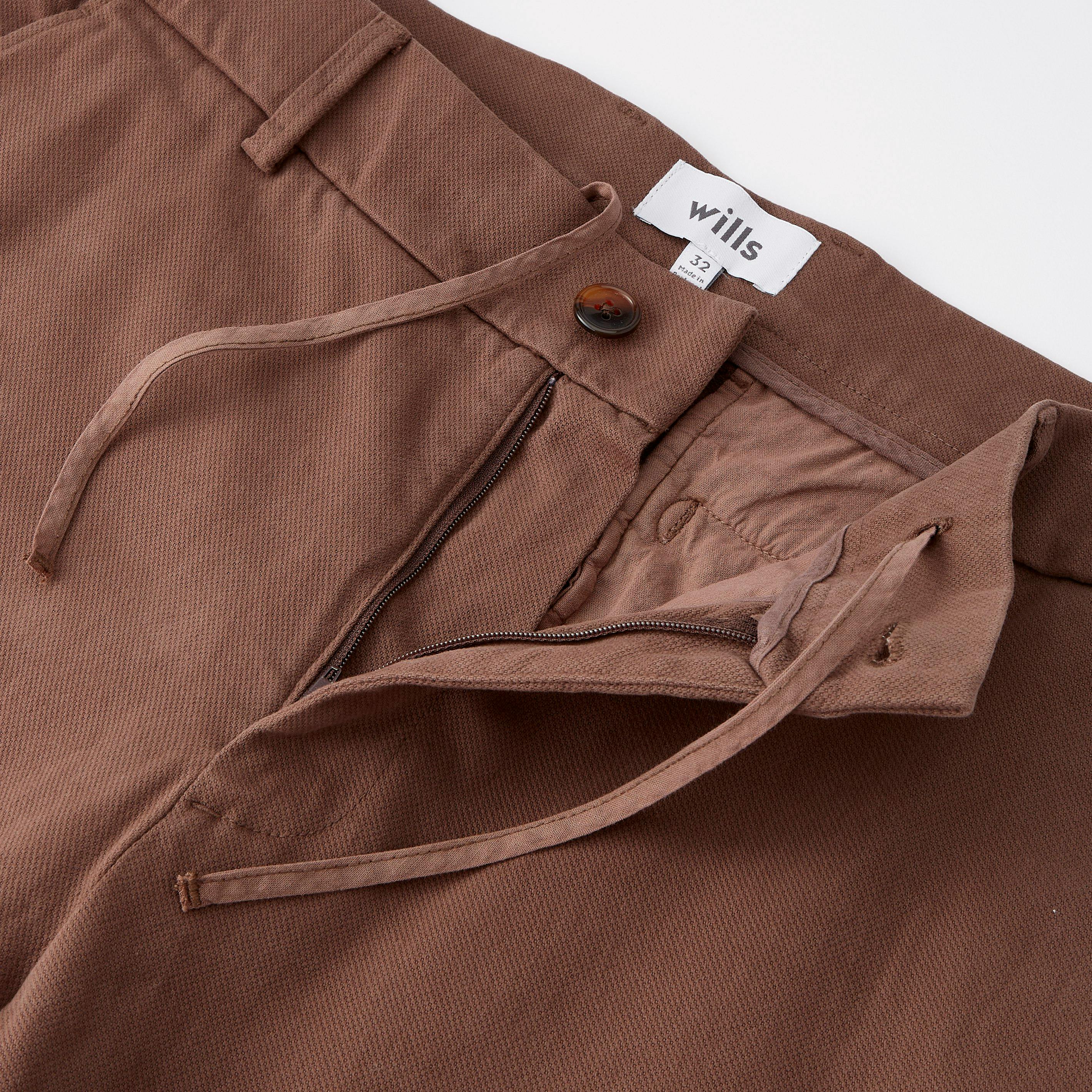 Men's Fisher Pant (yarn dyed brown) - The Transient Design