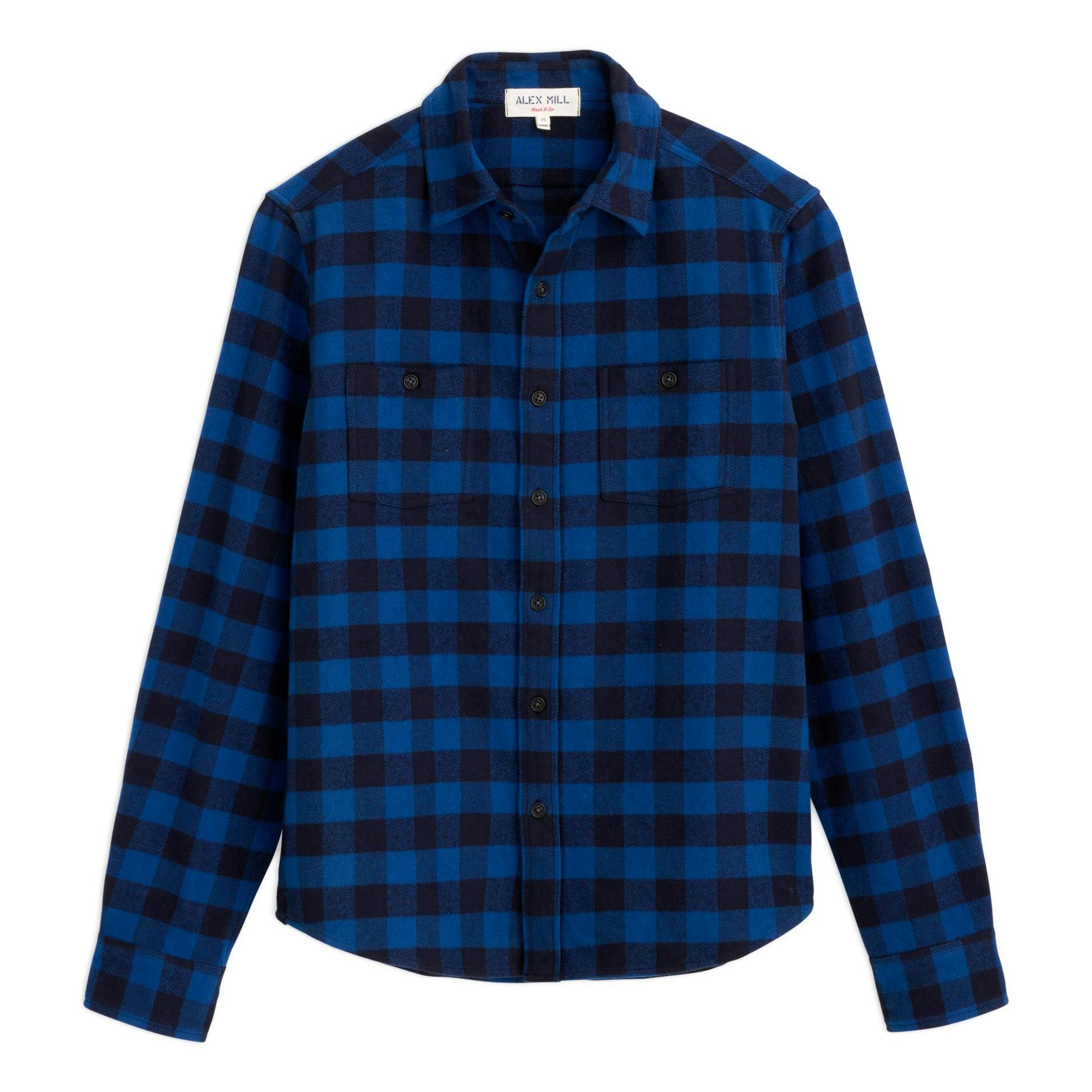 Buffalo Plaid Flannel Work Shirt