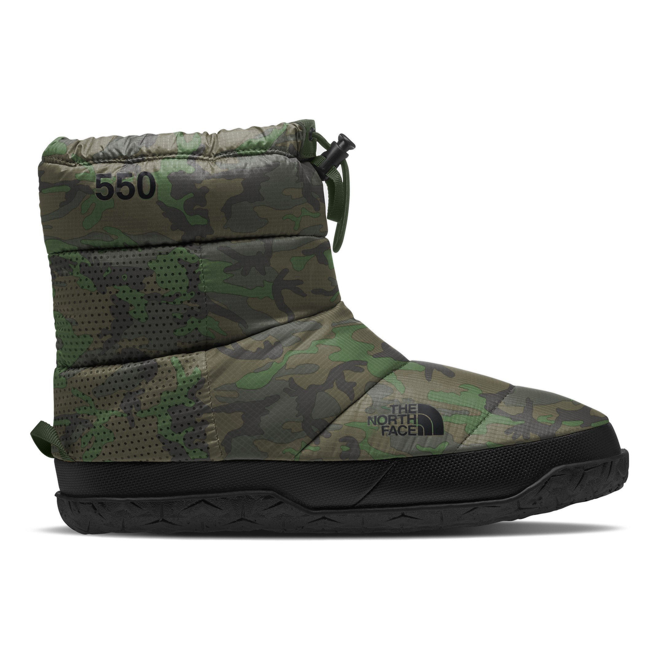 The North Face Nuptse Après Bootie - Thyme Brushwood Camo