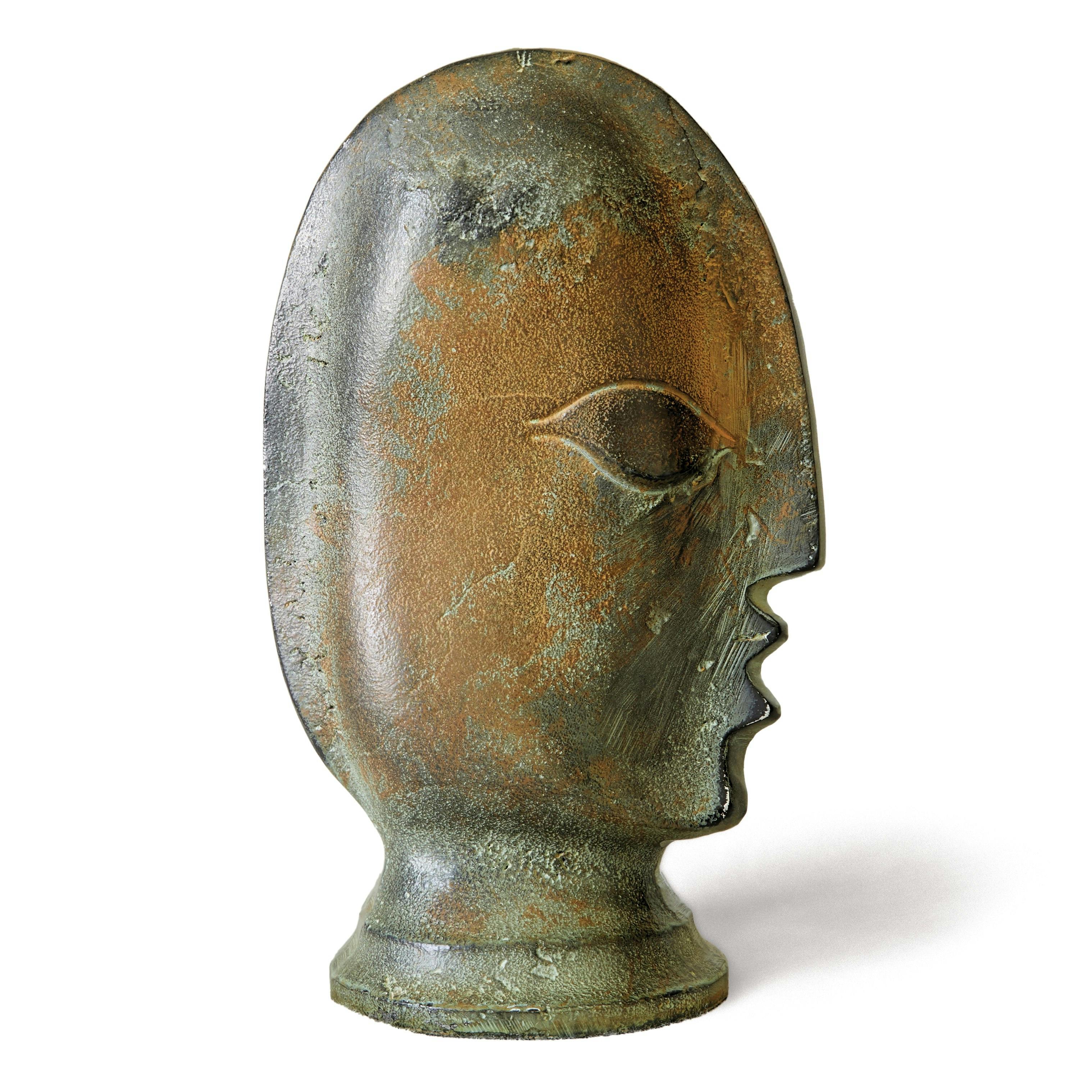 Modern Portrait Head Sculpture
