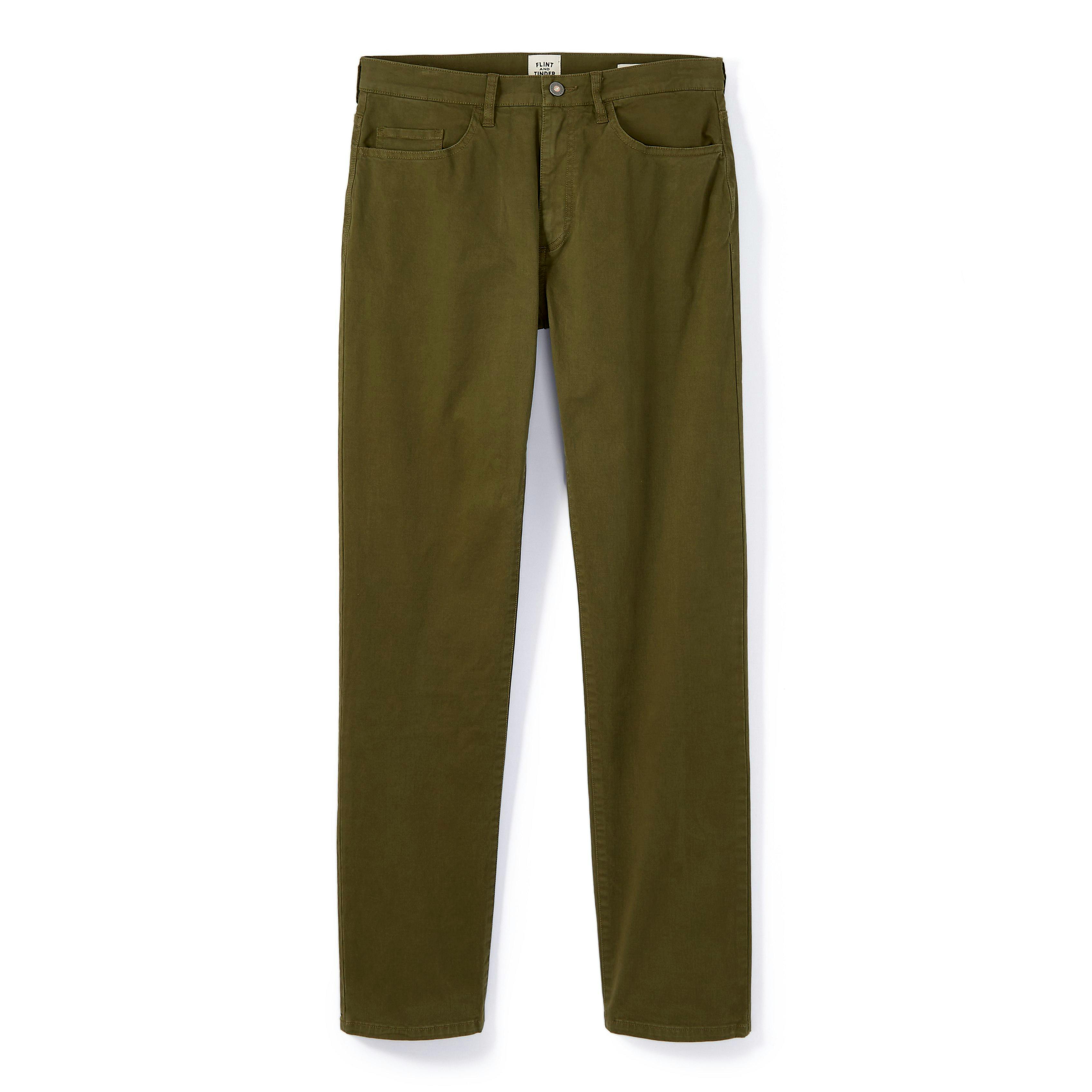 J.Crew Ladies Pants Straight Casual Dark Green Cotton Pocket Button Zip  Size 2S