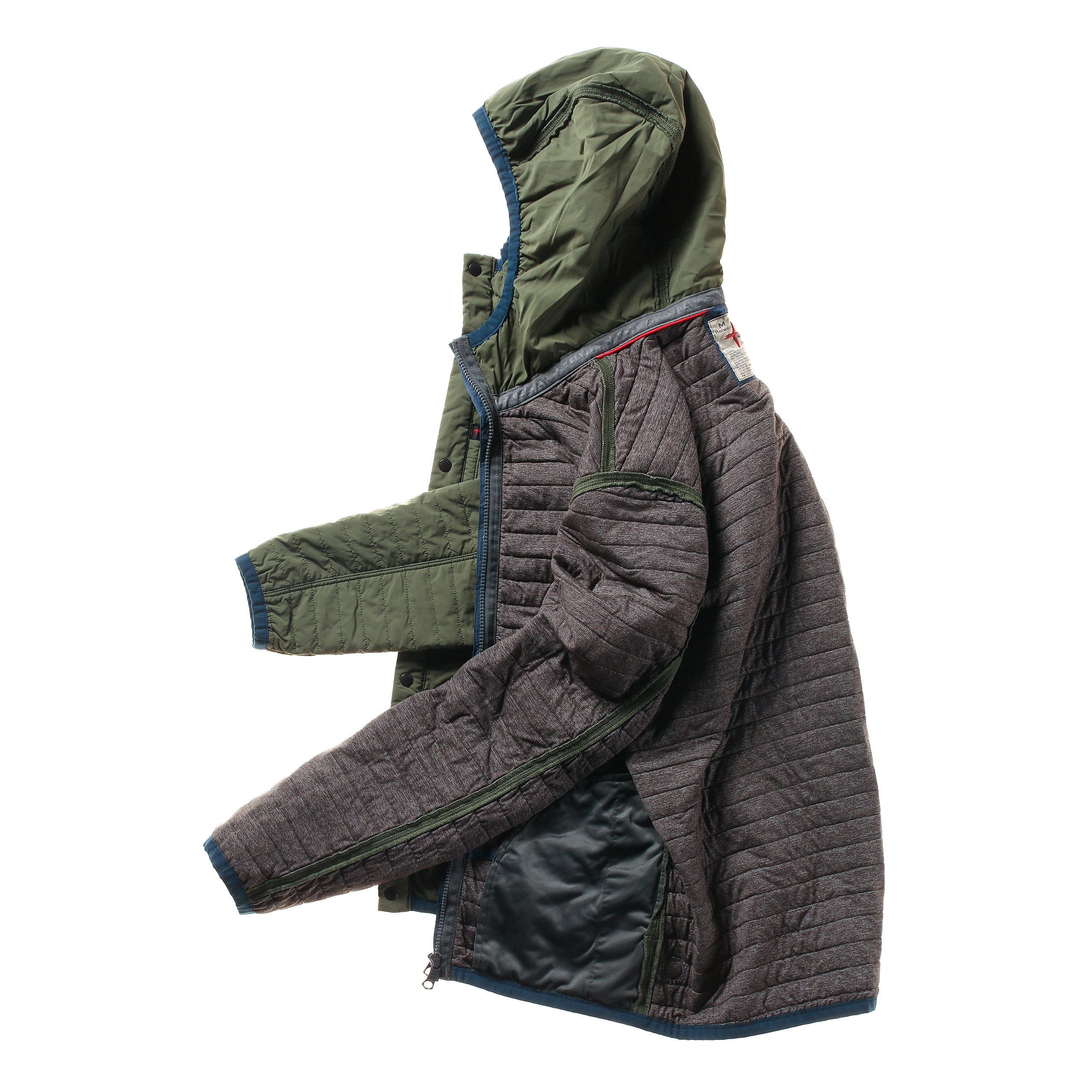 BRIEFING WIND HOODIEフード付きジャケット オリーブ　M MBWB-01 防風・防水・プロテクションウィンドブレーカー
