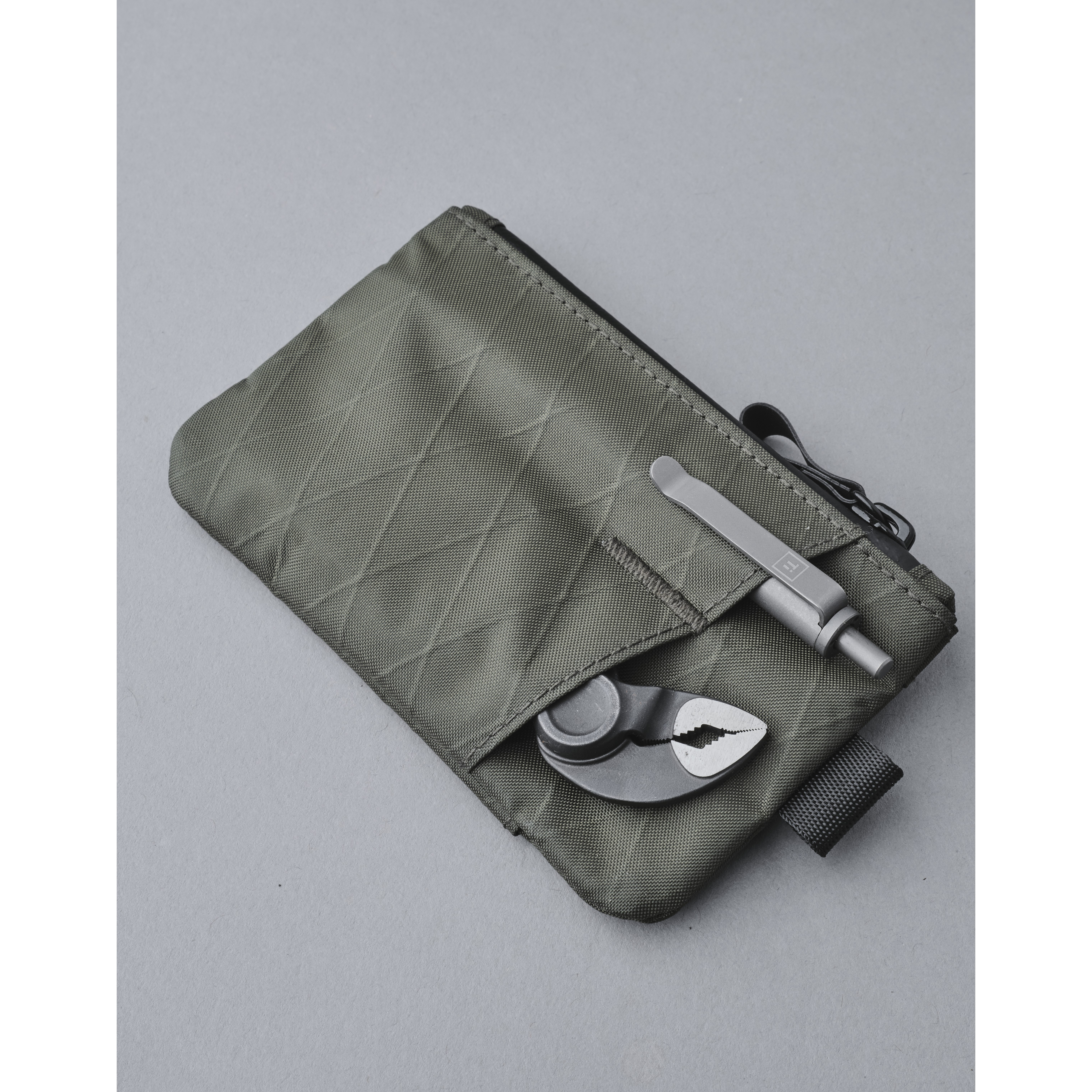Alpaka Gear Zip Pouch Pro - Dark Green X-Pac VX21 | Wallets