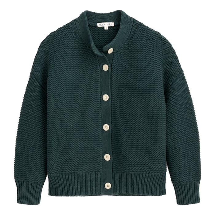 Alex Mill Women's Nico Chunky Cardigan Dark Spruce All Apparel