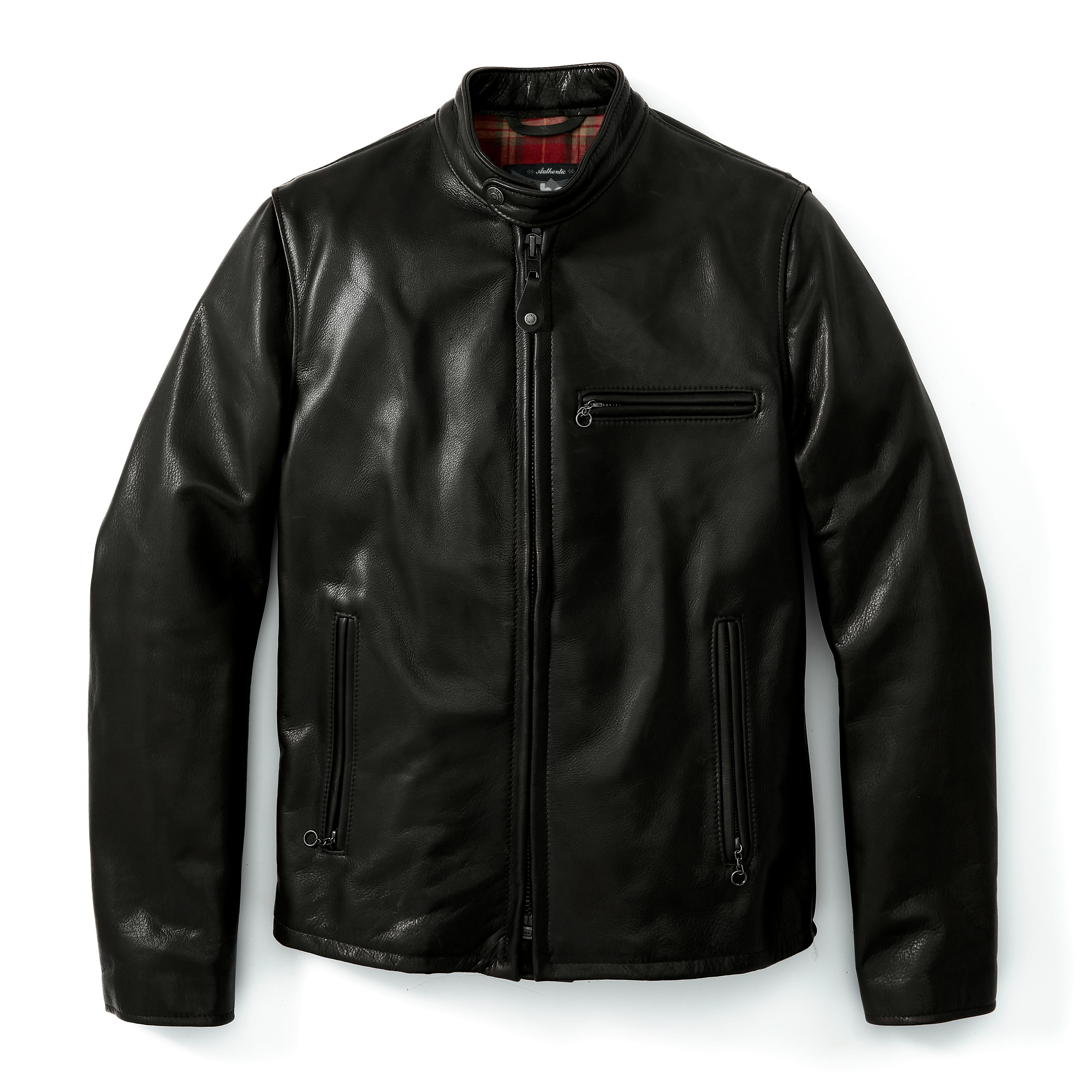 Jacket Hunt Cafe Racer Motorcycle Leather Jacket