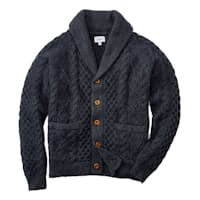 Aran Cable Cardigan Sweater