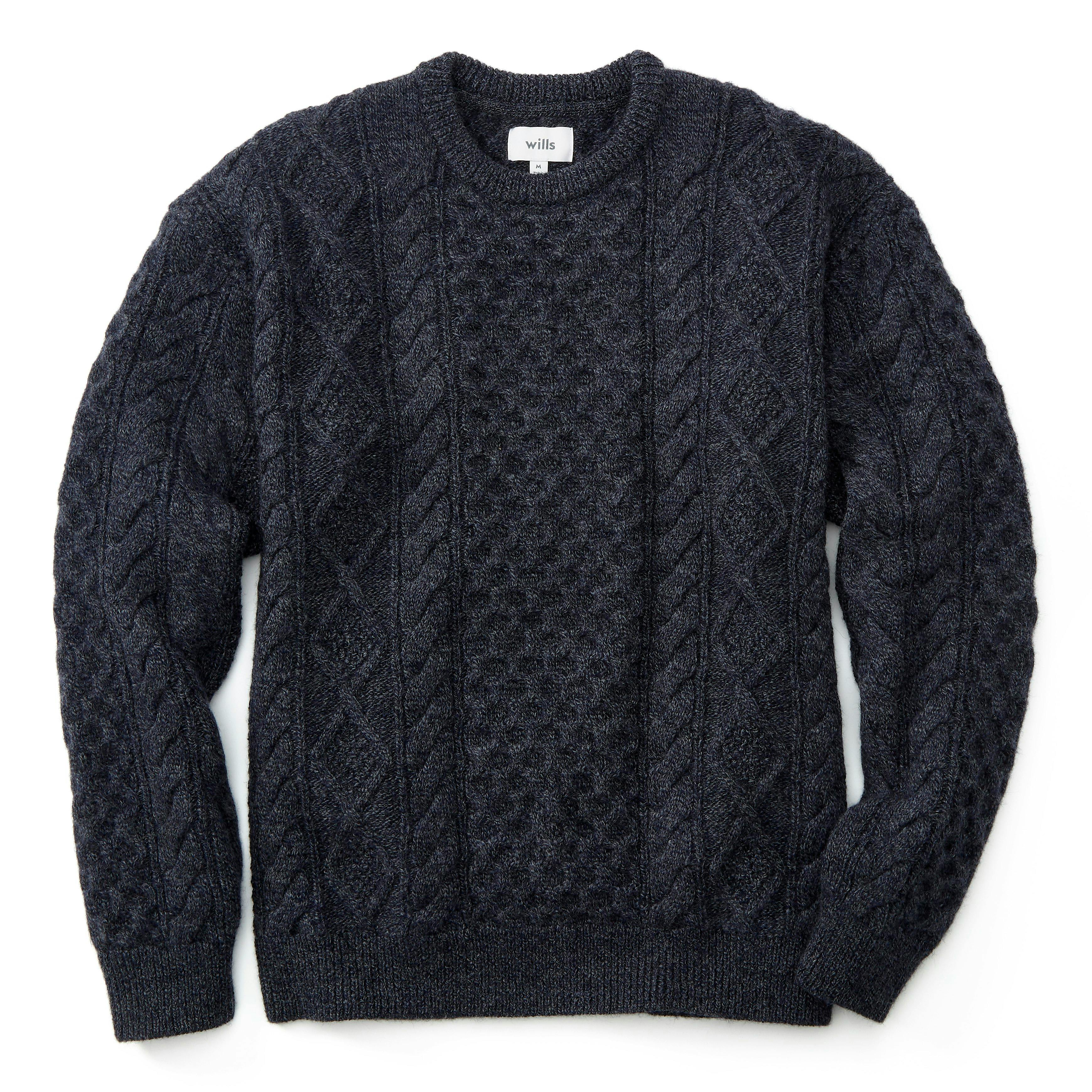 Aran Cable Crew Sweater
