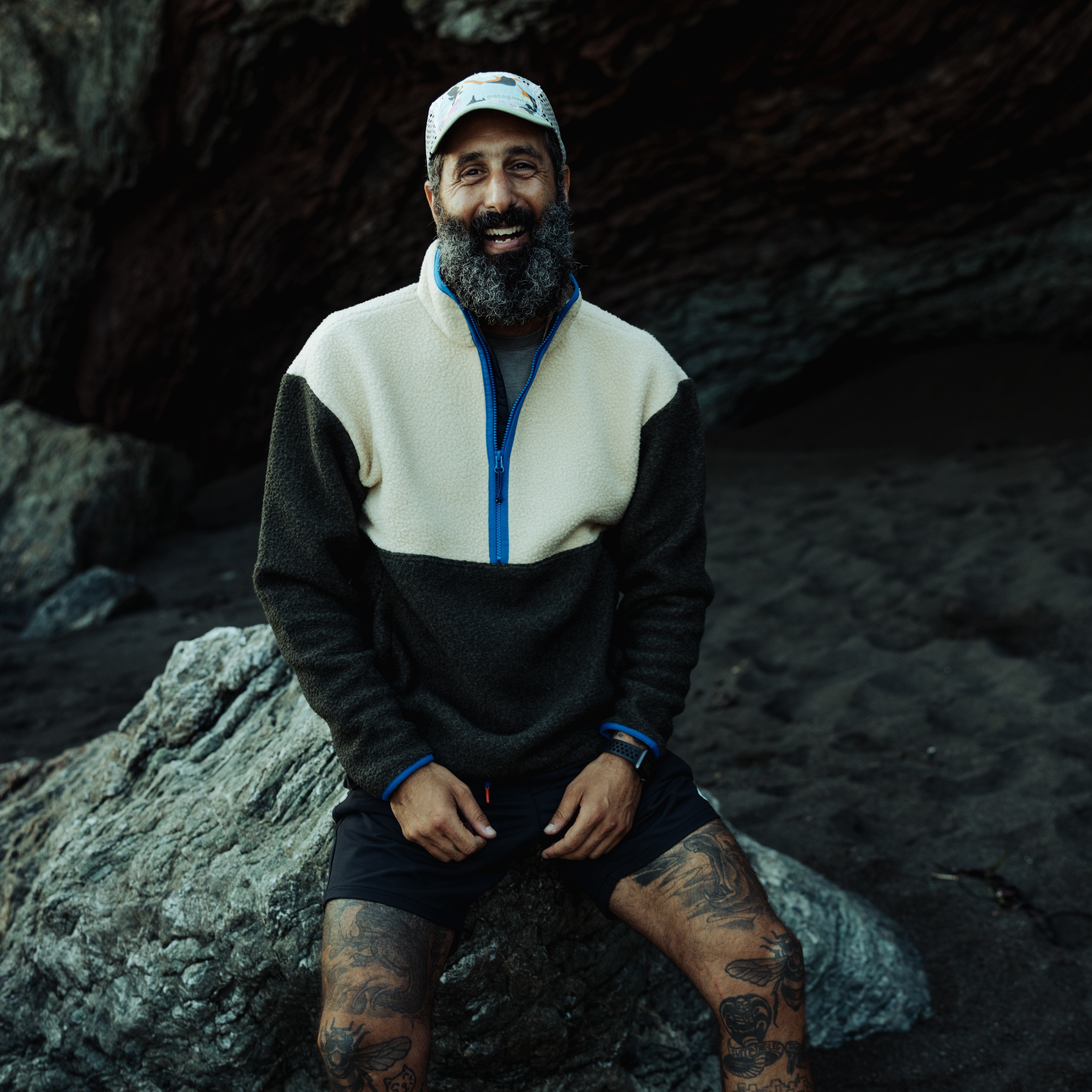 Proof Trail Fleece Pullover - Natural and Charcoal | Active