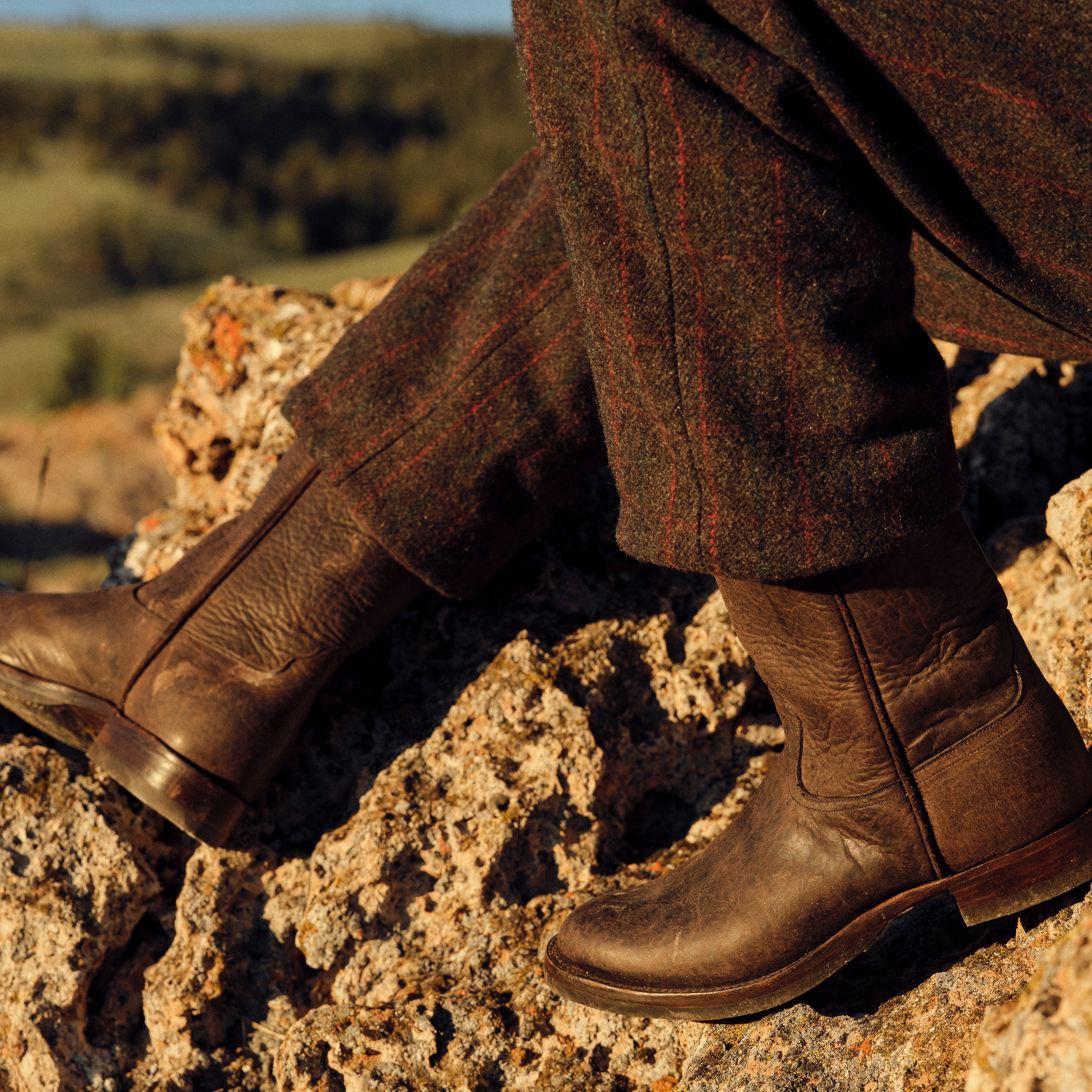 RRL Leather Walker Boot - BLACK | Hiking Boots | Huckberry