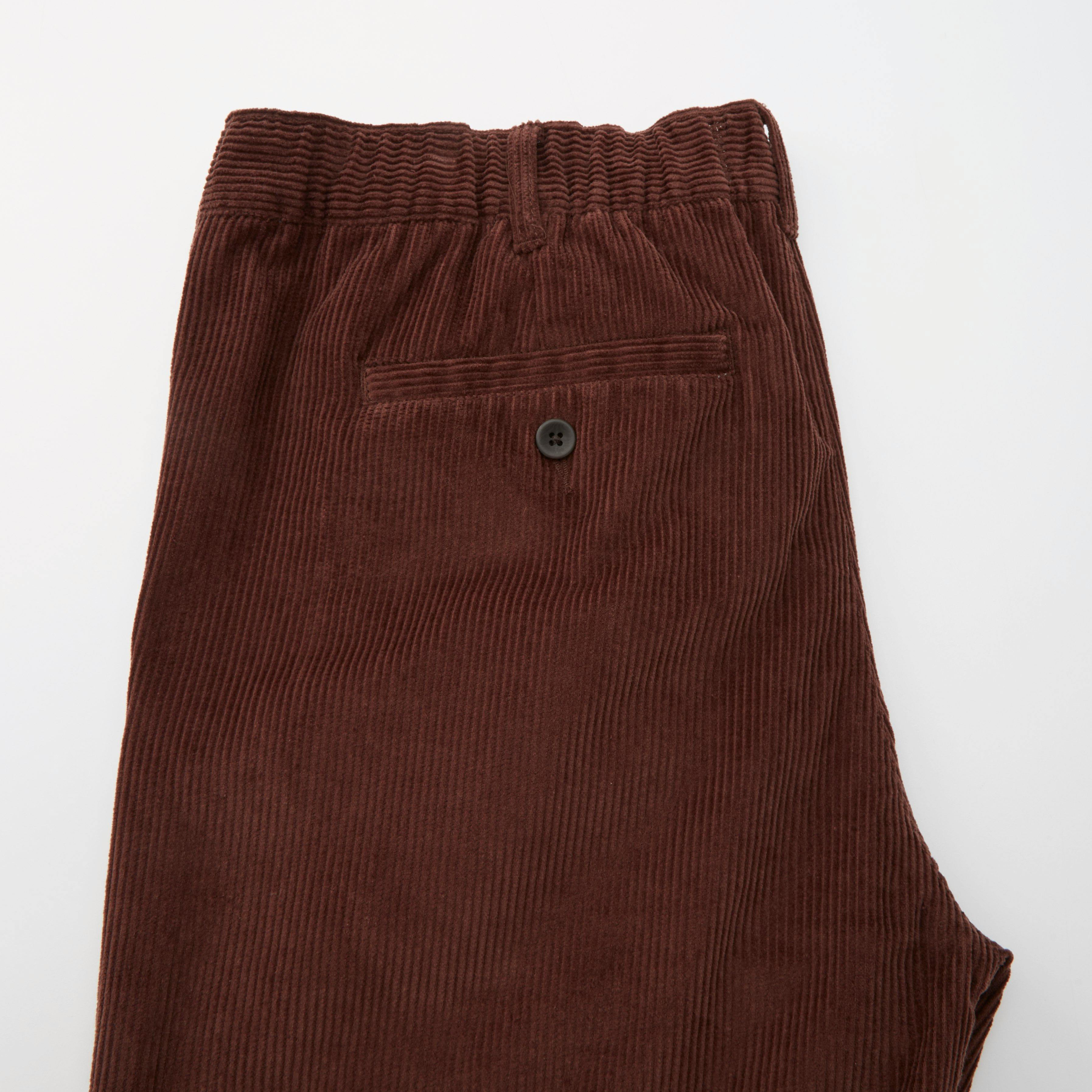 Wellen Longrider Pleated Chino - Rojo | Casual Pants | Huckberry